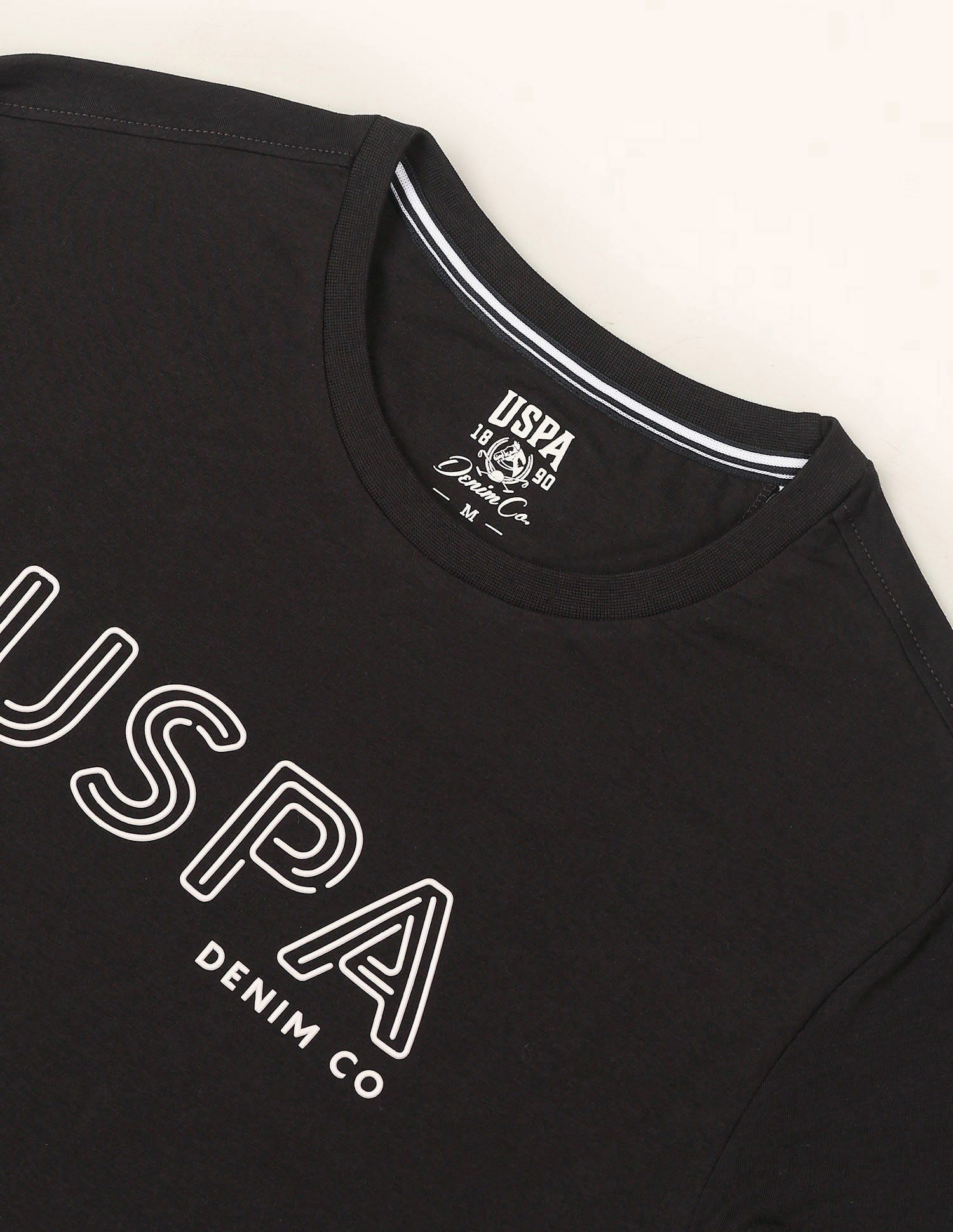 Brand Printed Muscle Fit T-Shirt Dark Brown - U.S. Polo Assn. India | Large