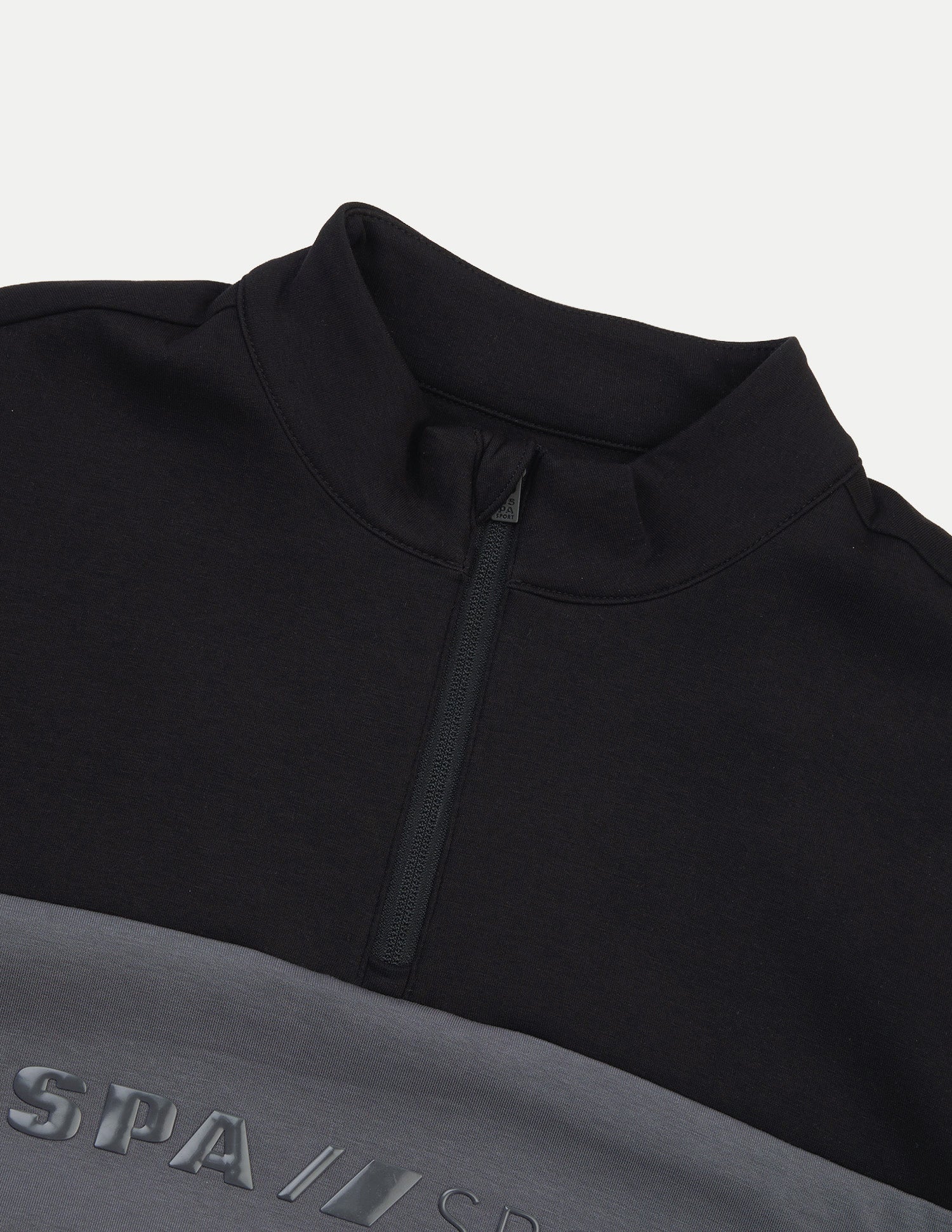Brand Embossed Slim Fit Active Sweatshirt Black - U.S. Polo Assn. India | Large