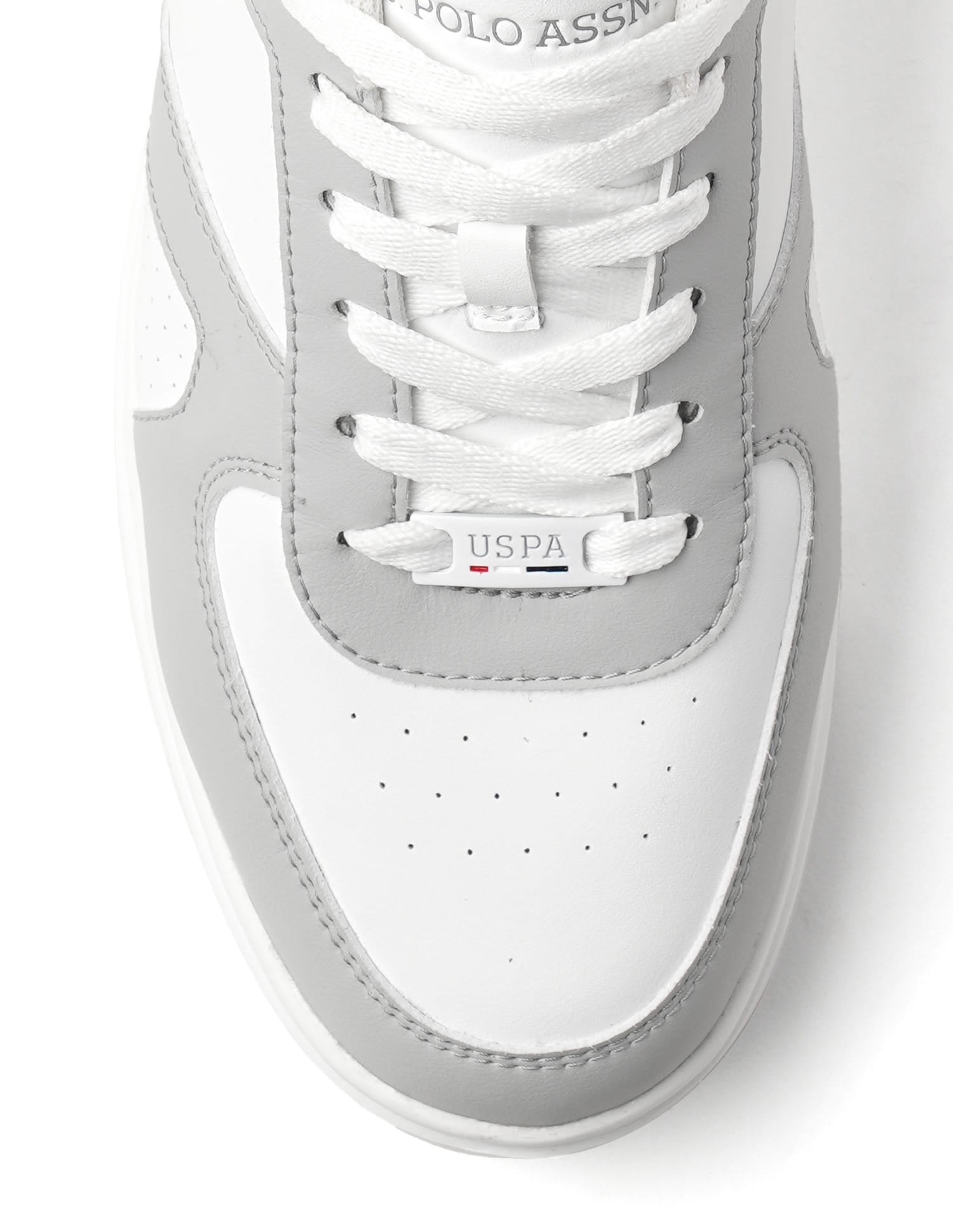 Men Nebo Colourblocked Sneakers Grey - U.S. Polo Assn. India | Large