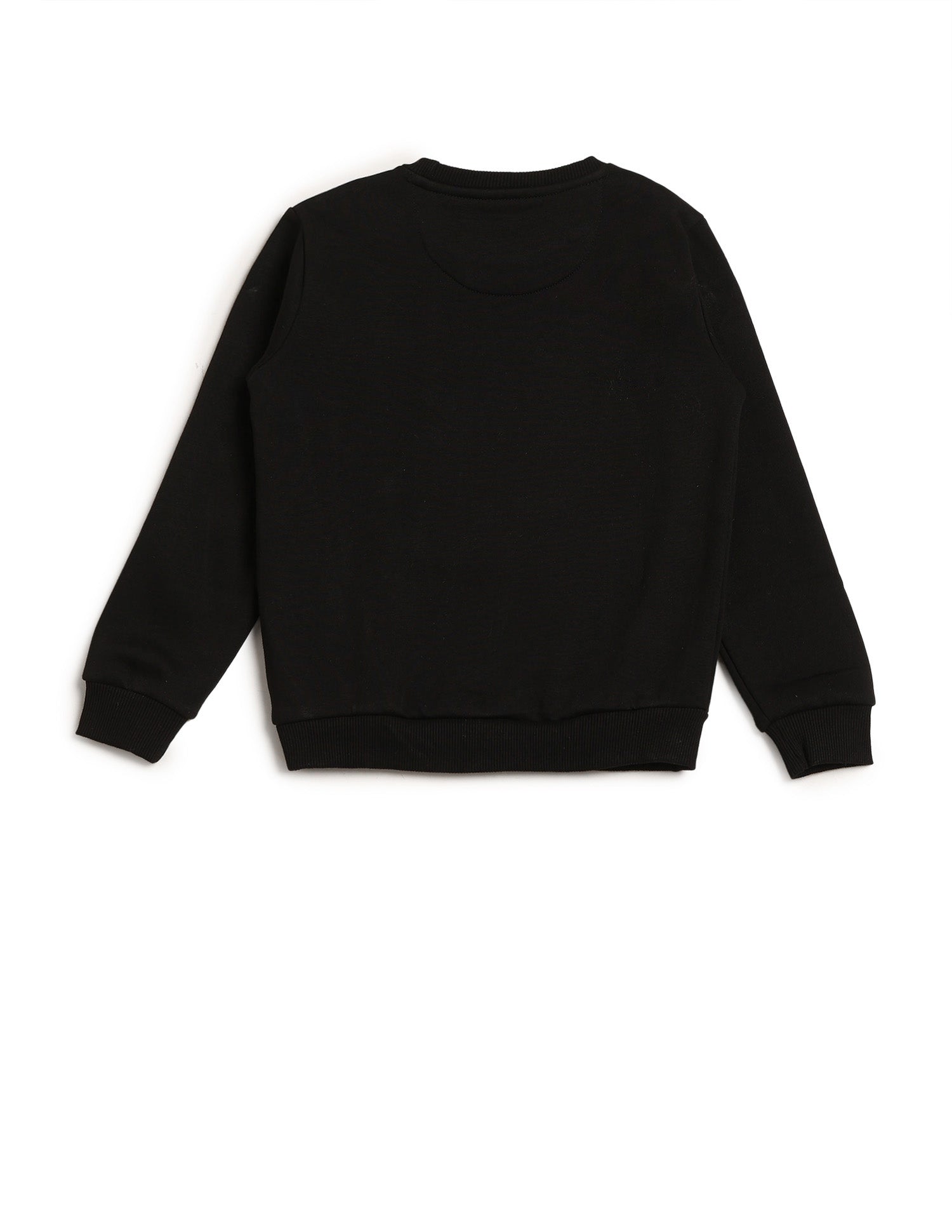 Boys Graphic Brand Embroidered Regular Fit Sweatshirt Black - U.S. Polo Assn. India | Large
