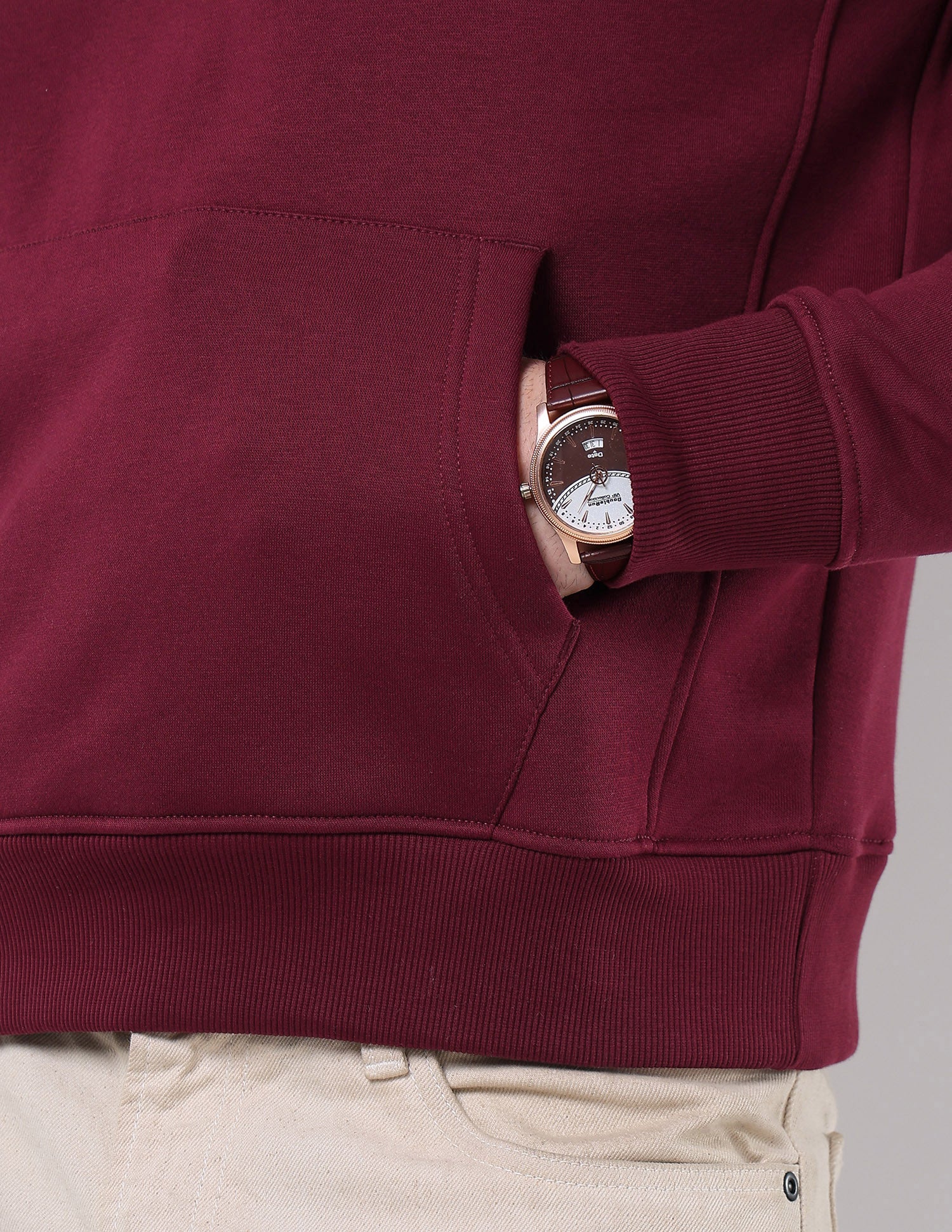 Brand Printed Regular Fit Sweatshirt Maroon - U.S. POLO ASSN. | Large