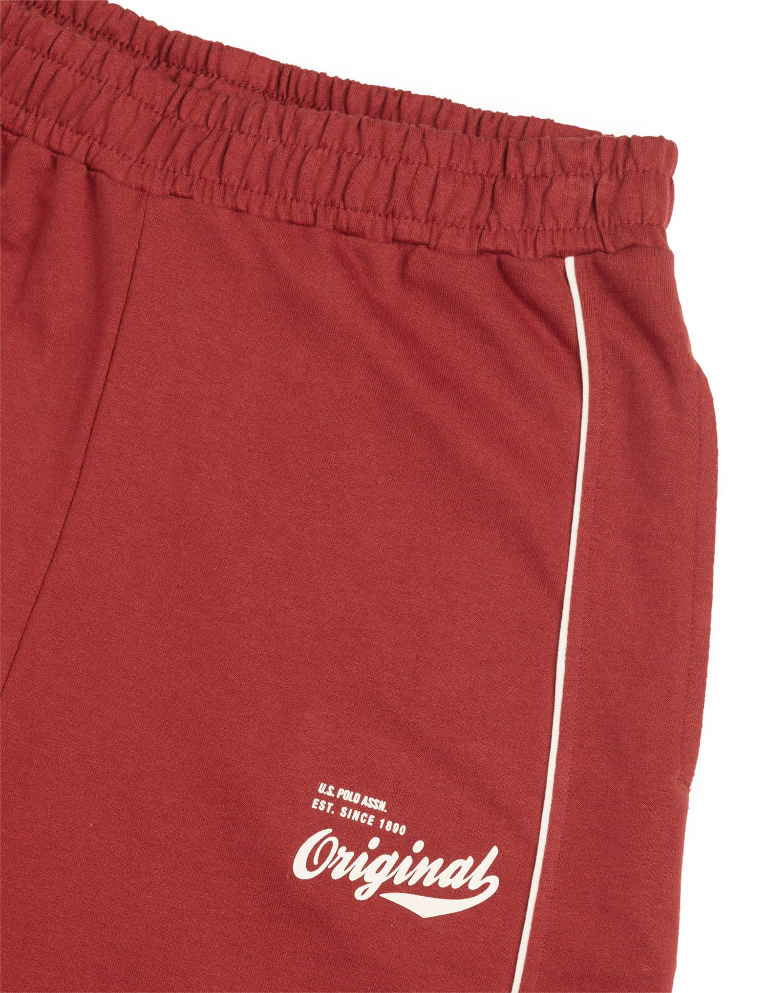 High Rise Wide Leg Trousers Red - U.S. Polo Assn. India | Large