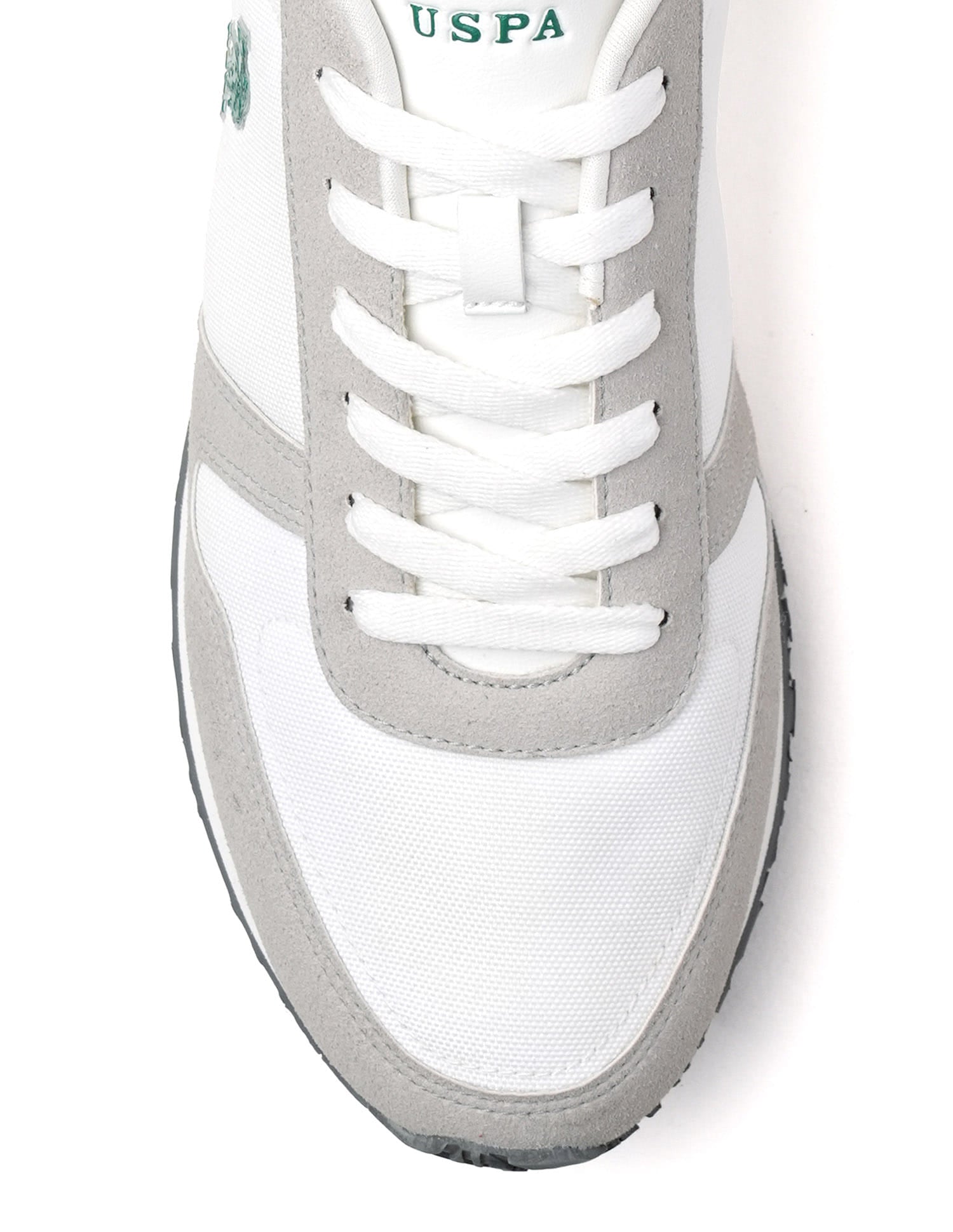 Men Tregon Suede Colourblocked Sneakers White - U.S. Polo Assn. India | Large