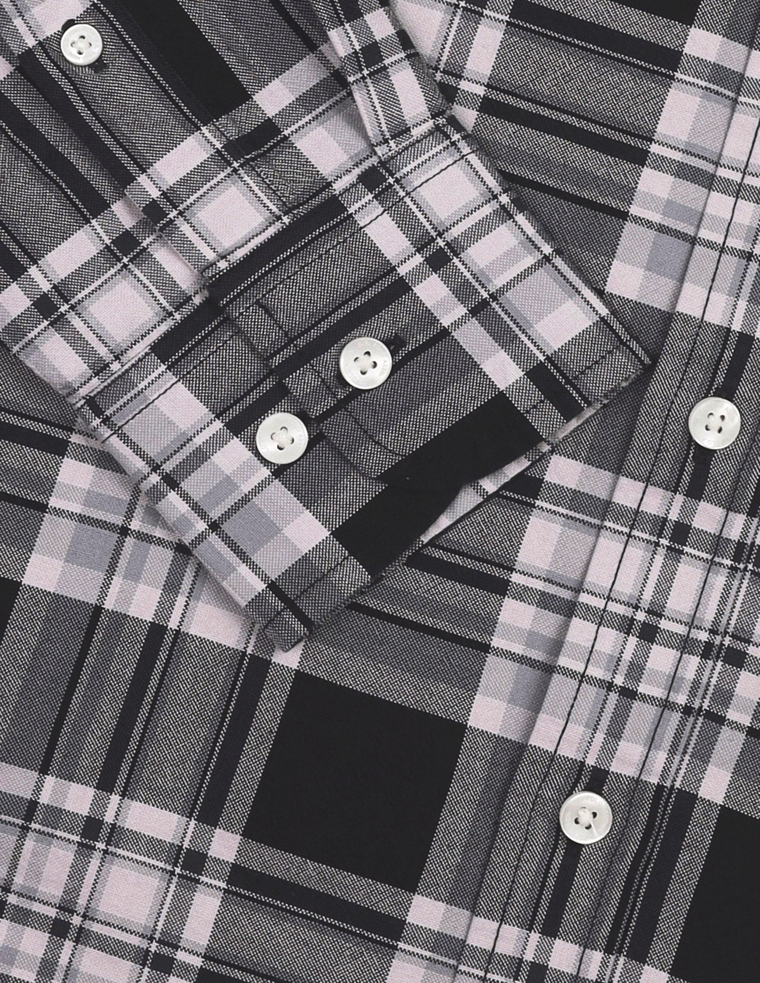 Tartan Checked Oxford Shirt Black - U.S. Polo Assn. India | Large