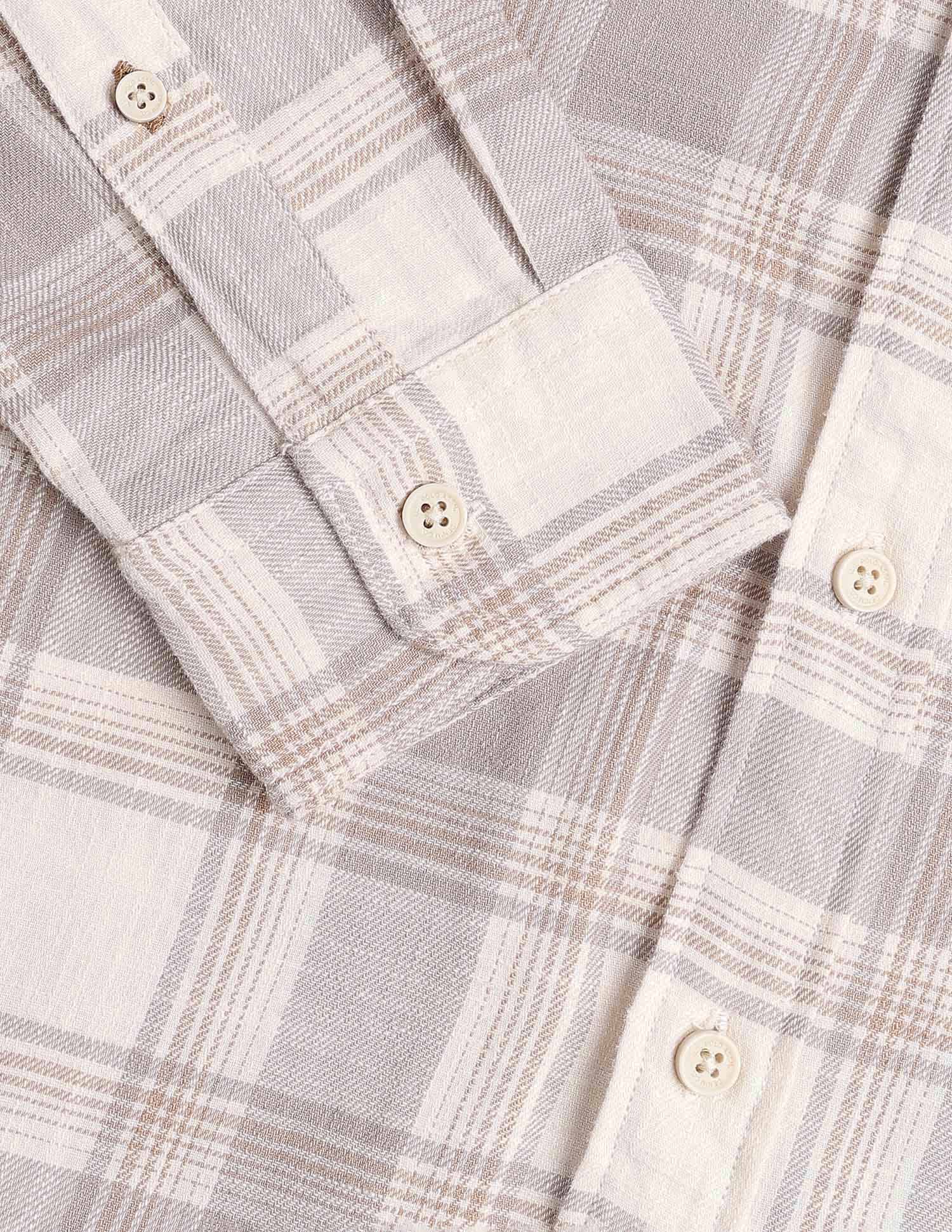 Tartan Checked Legend Of Horseshoe Shirt Grey - U.S. POLO ASSN. | Large