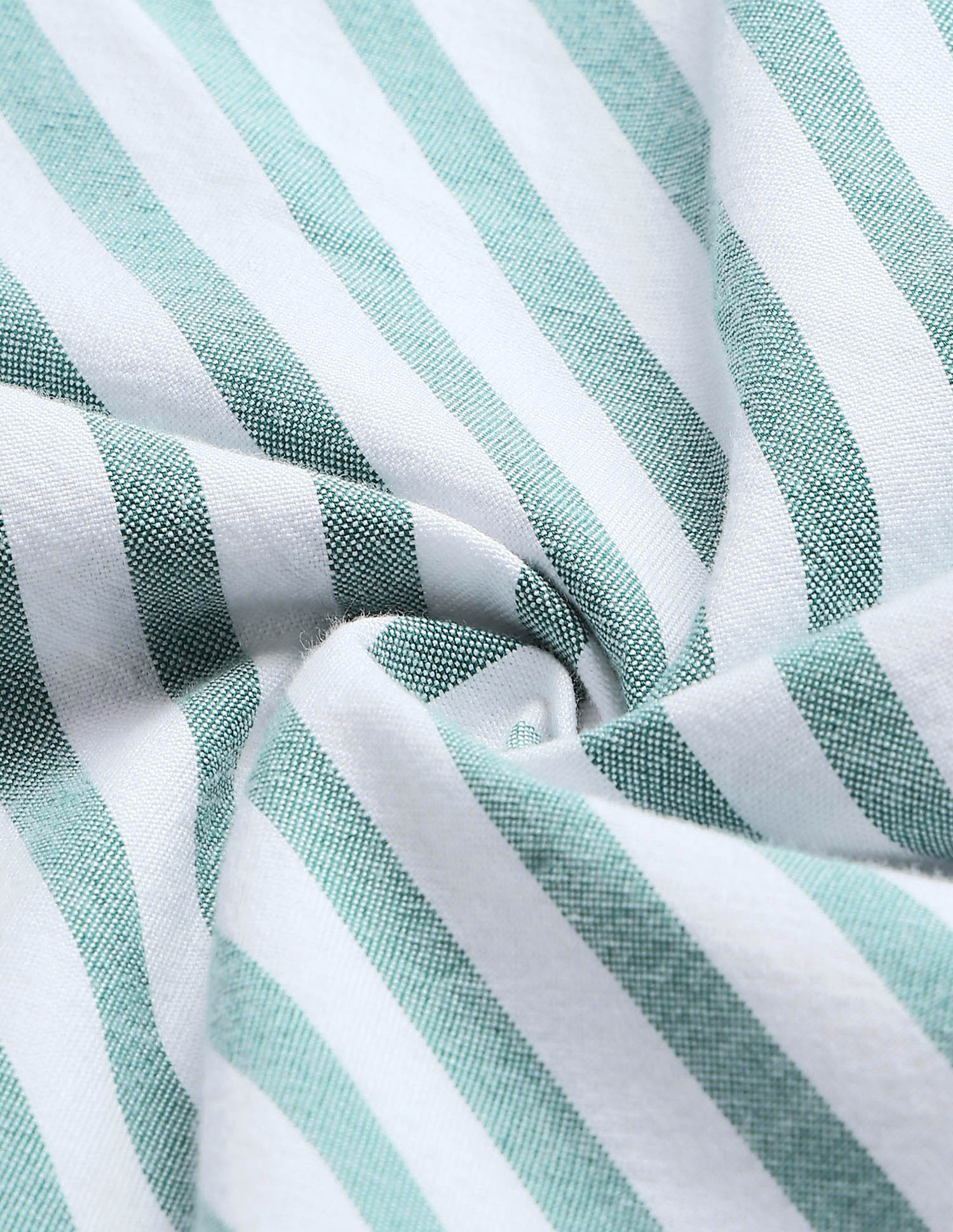 New Port Marina Vertical Striped Shirt Green - U.S. Polo Assn. India | Large