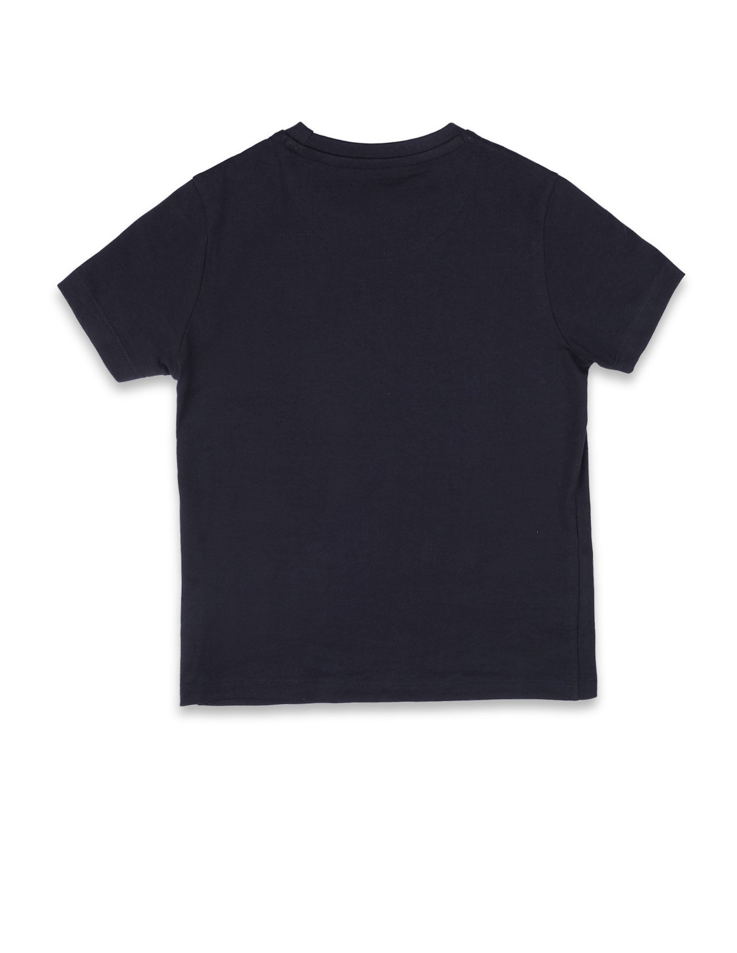 Boys Brand Printed Pure Cotton T-Shirt Navy - U.S. POLO ASSN. | Large