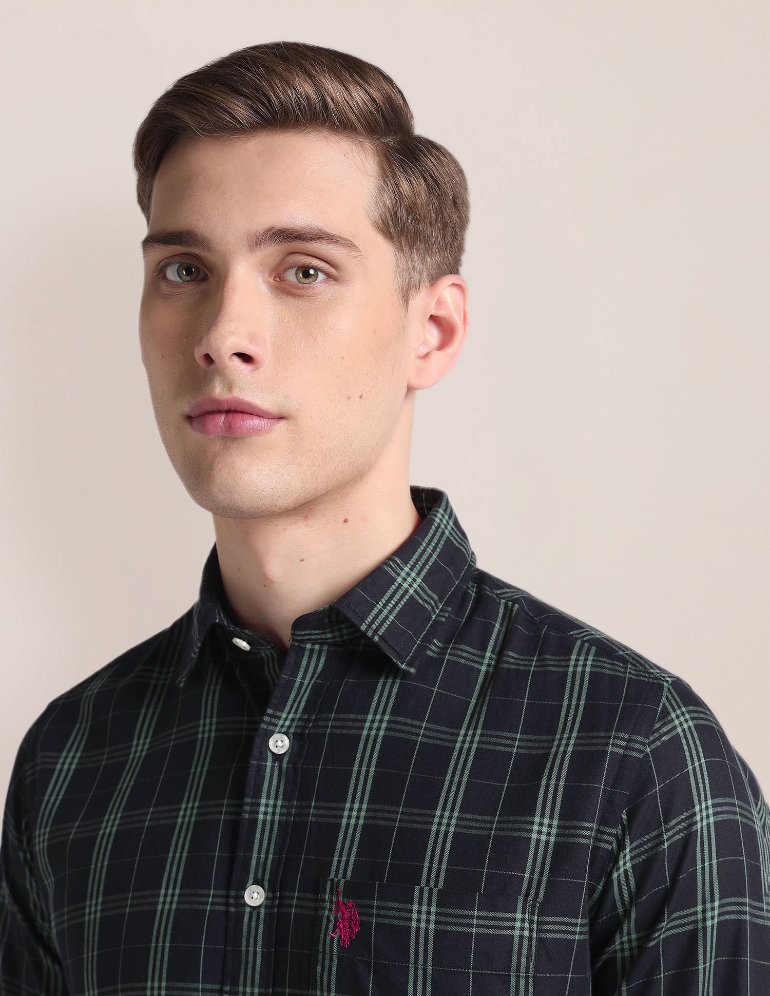 Tartan Check Twill Shirt Us Polo Assn India