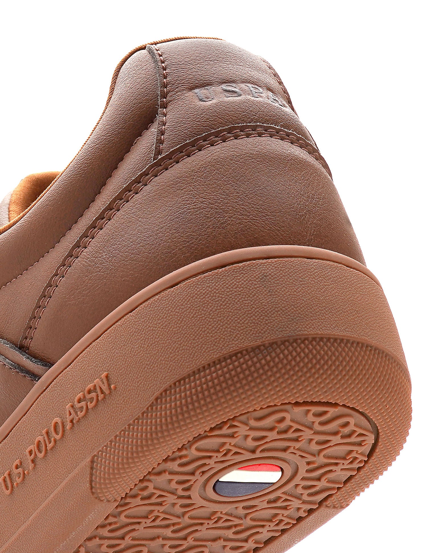Men Jaxon Brown Retro Court Sneakers Brown - U.S. Polo Assn. India | Large