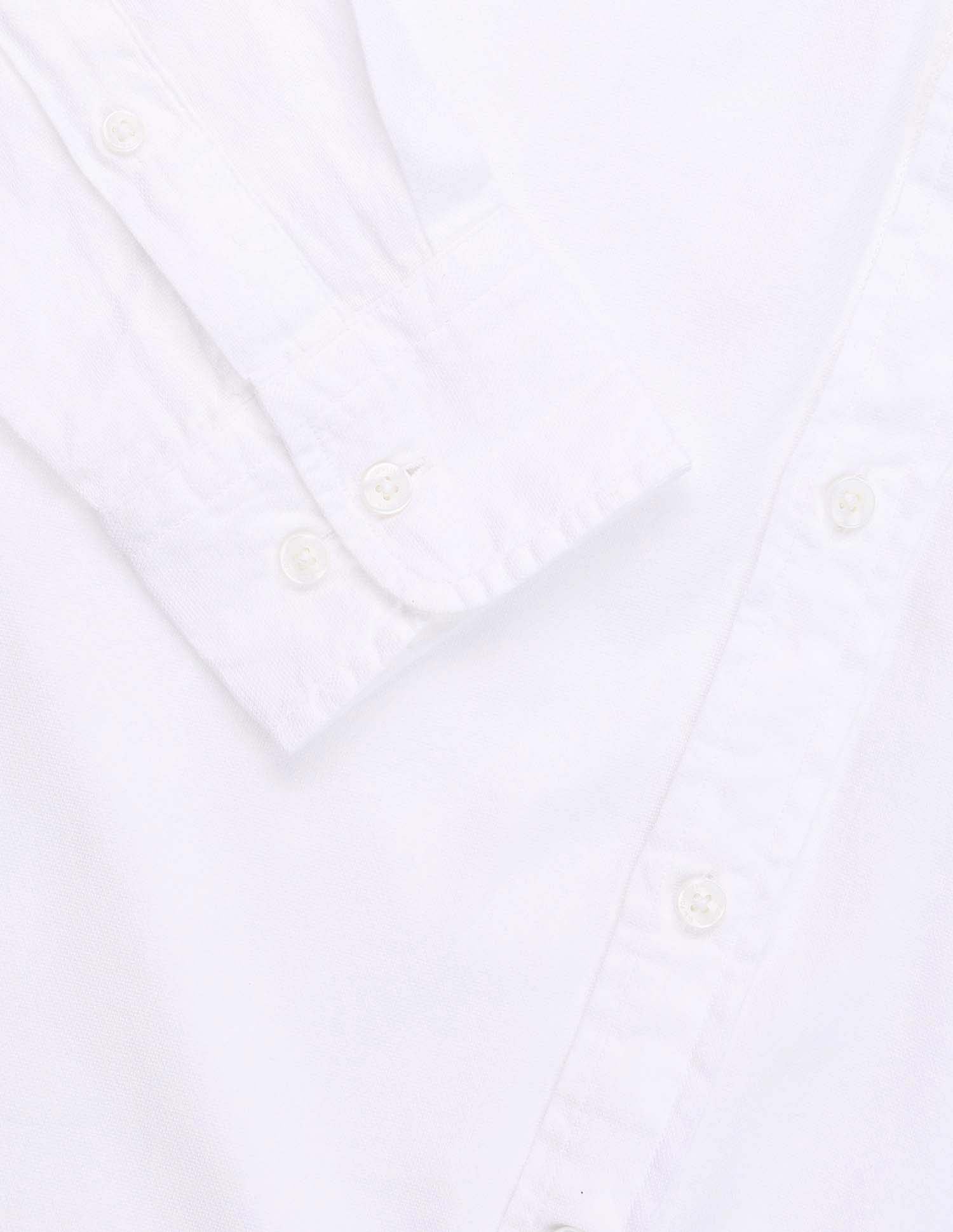 Tailored Fit Dobby Shirt White - U.S. Polo Assn. India | Large