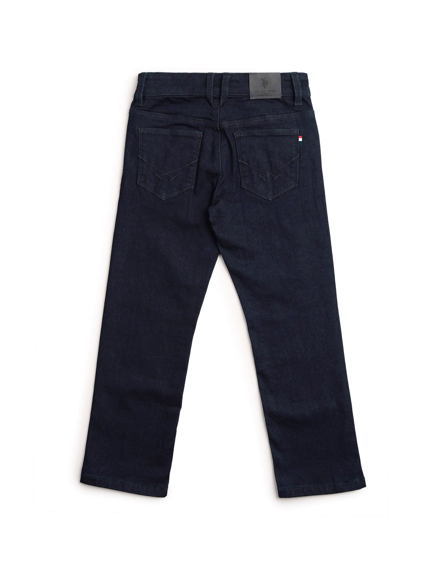 Boys Relaxed Fit Blue Jeans Dark Blue - U.S. POLO ASSN. | Large