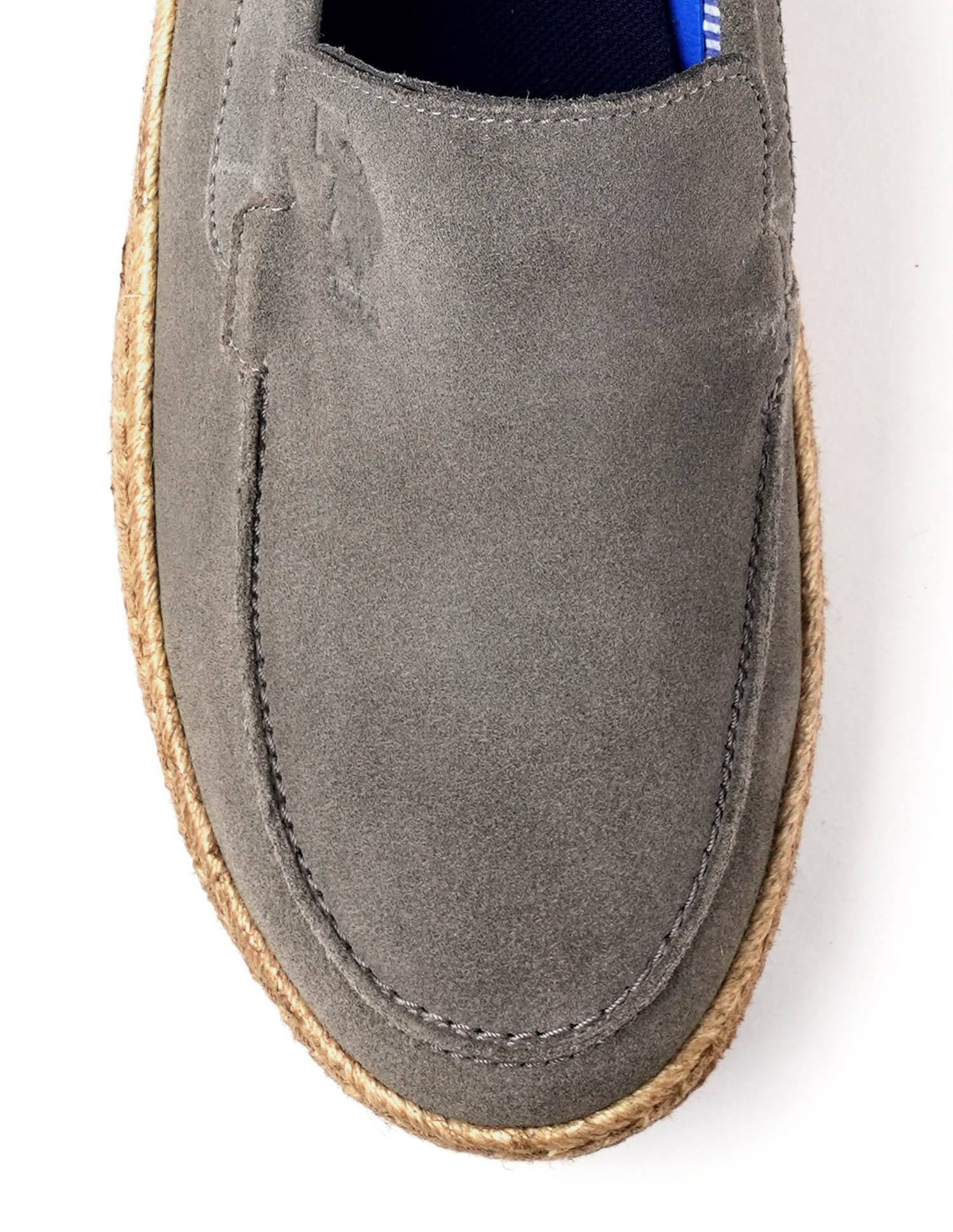 Mens Oudi Suede Slip-On Shoes Grey - U.S. Polo Assn. India | Large