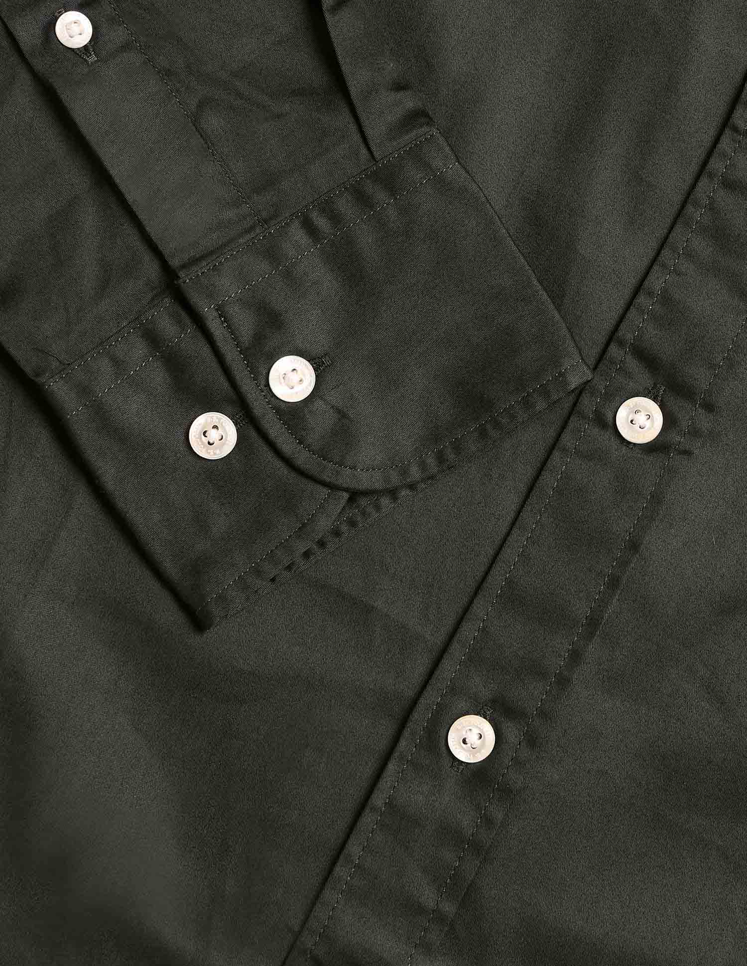 Evening Satin Shirt Dark Green - U.S. POLO ASSN. | Large