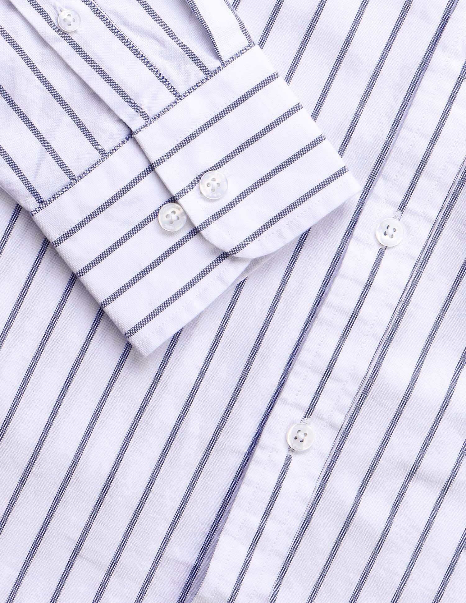 Tailored Fit Vertical Striped Shirt Blue - U.S. POLO ASSN. | Large