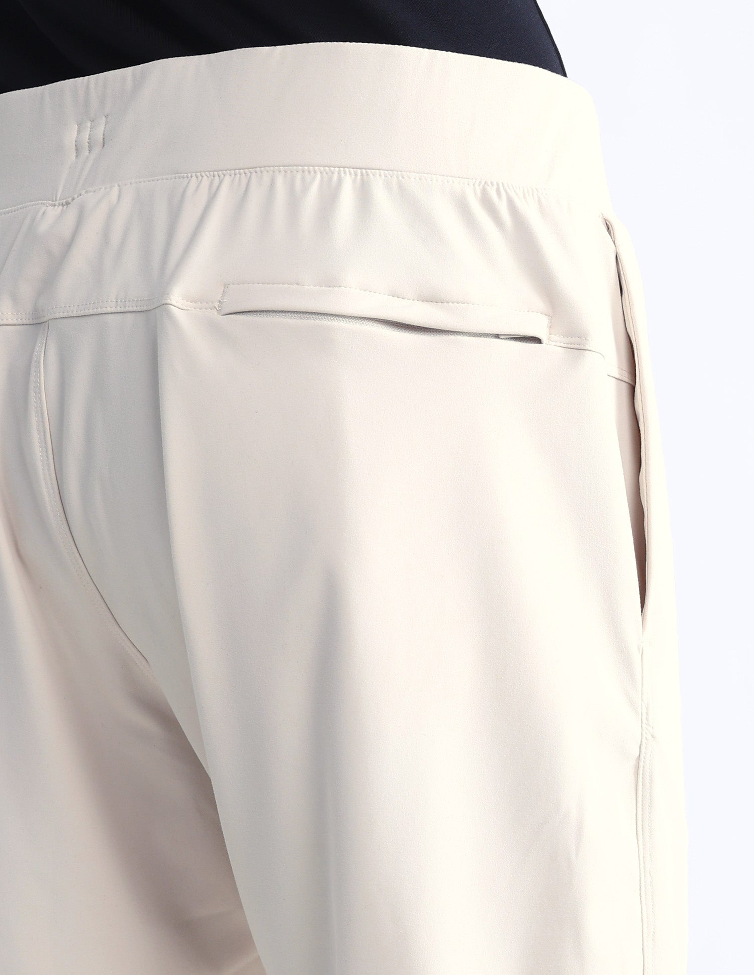 Slim Fit Solid Active Shorts Beige - U.S. Polo Assn. India | Large