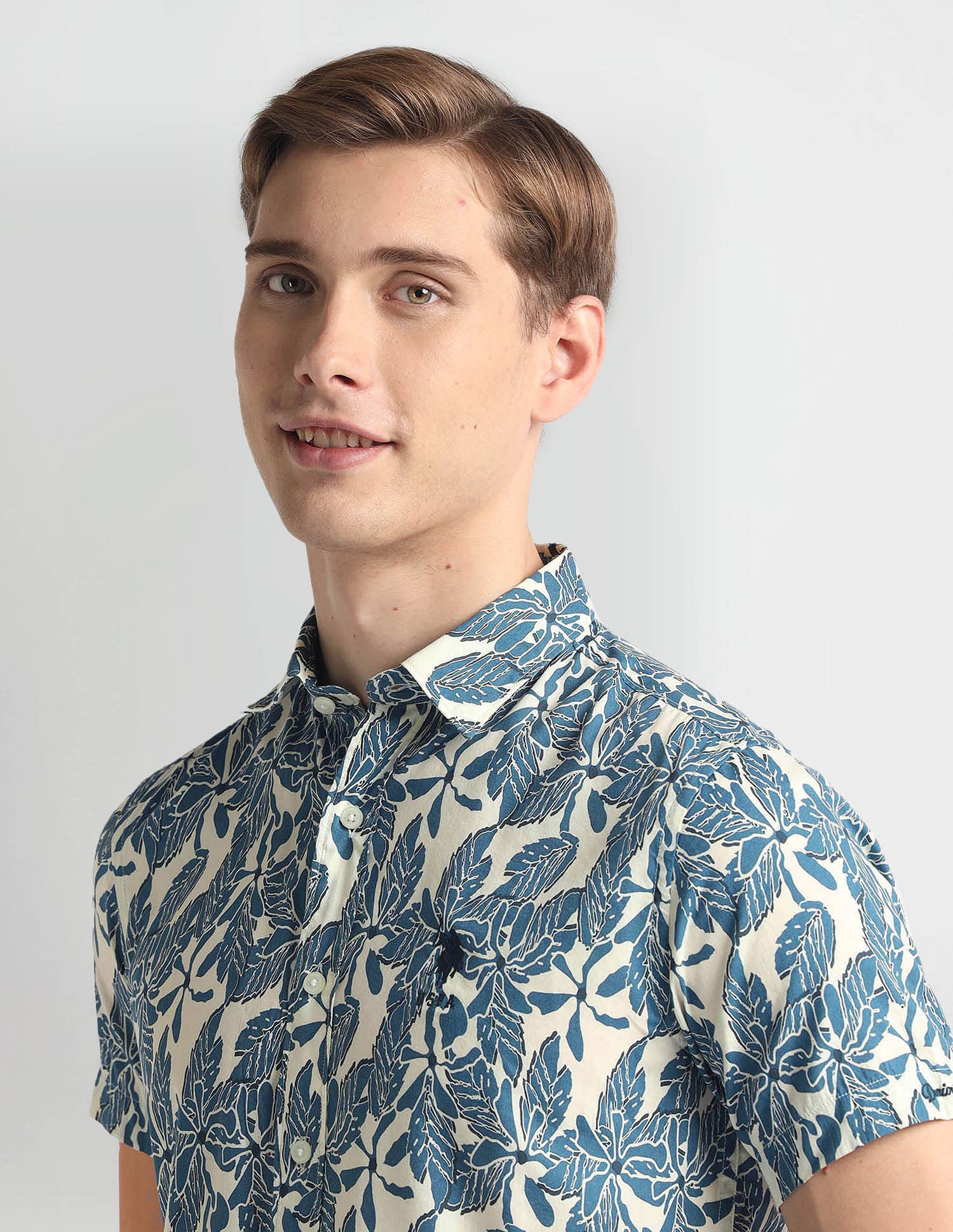 Tropical Print Slim Fit Shirt – U.S. Polo Assn. India