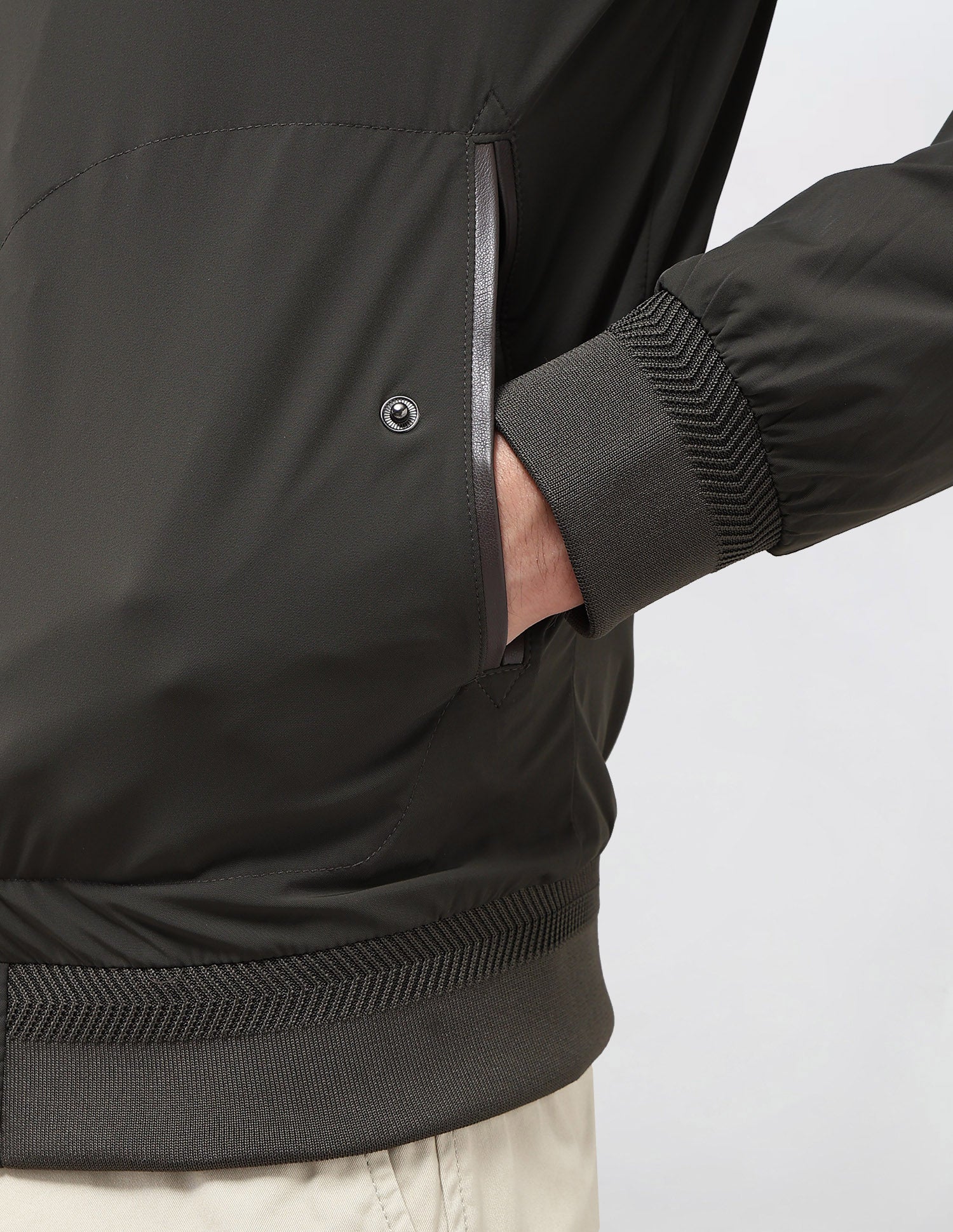 Solid Regular Fit Jacket Grey - U.S. POLO ASSN. | Large