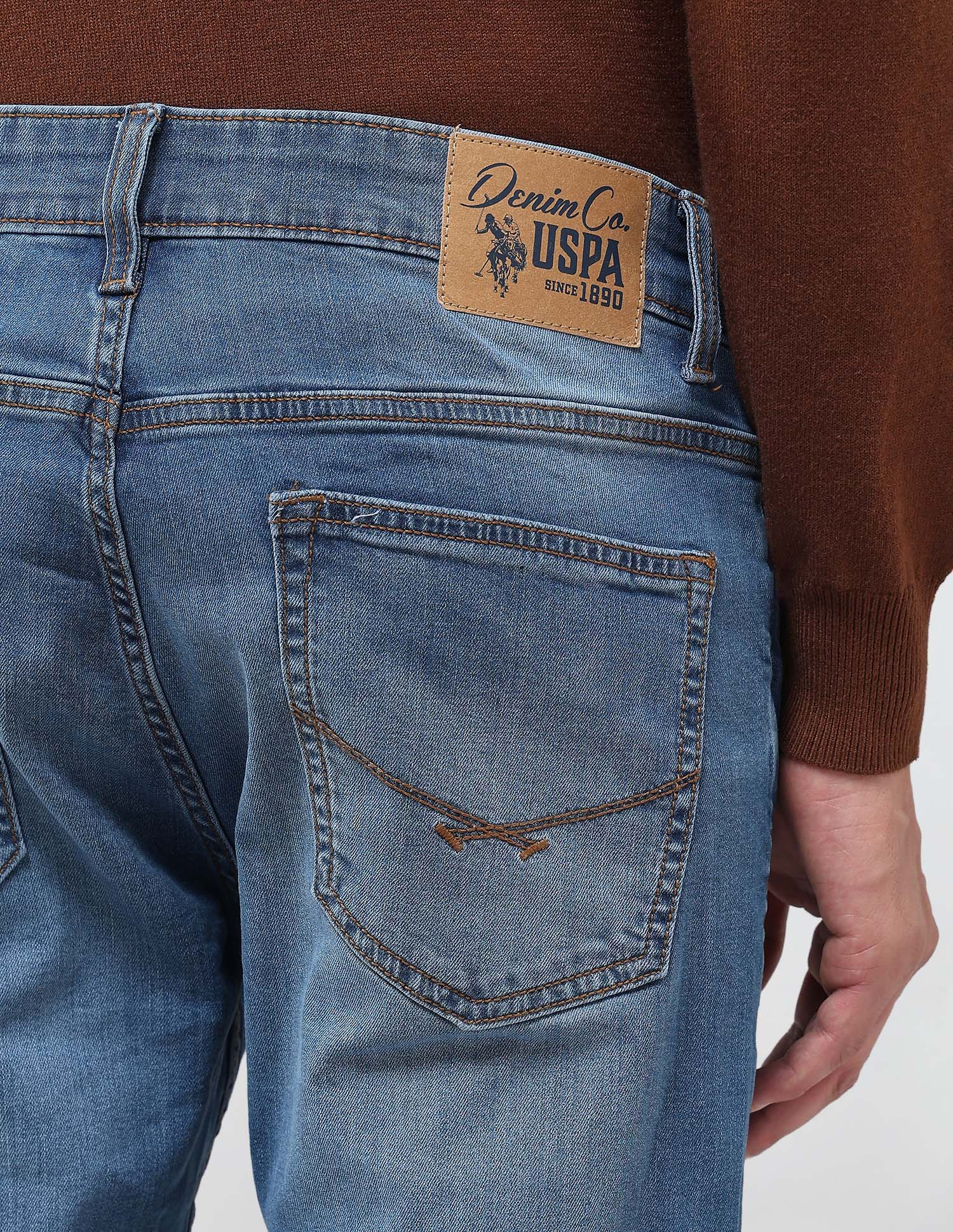 Henry Tapered Fit Blue Jeans Indigo - U.S. POLO ASSN. | Large