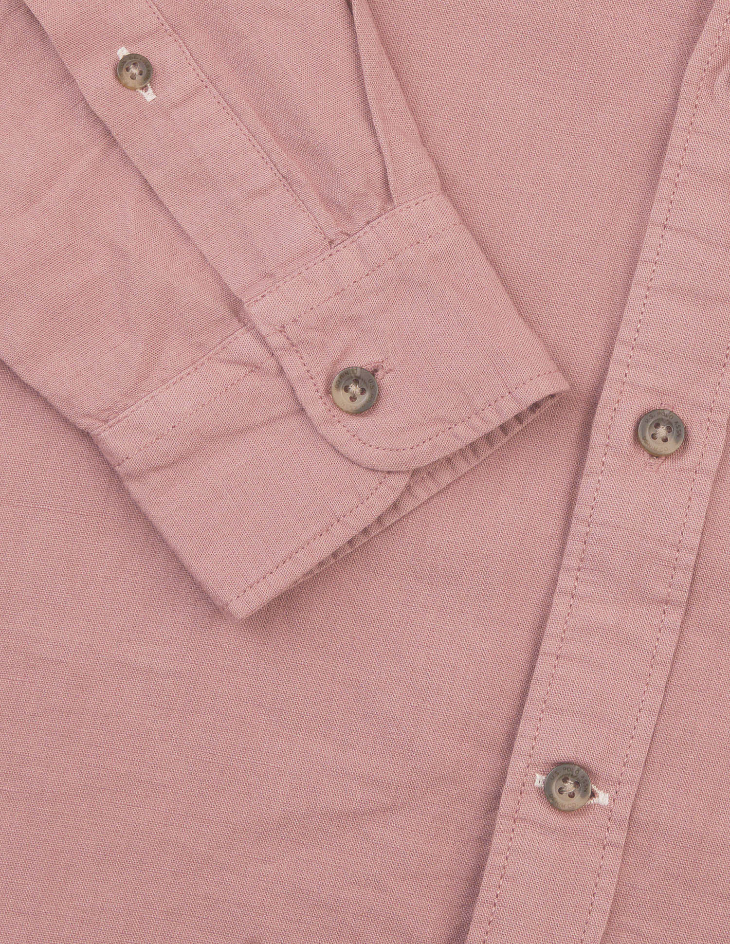 Dyed Linen Shirt Dusty Rose - U.S. Polo Assn. India | Large