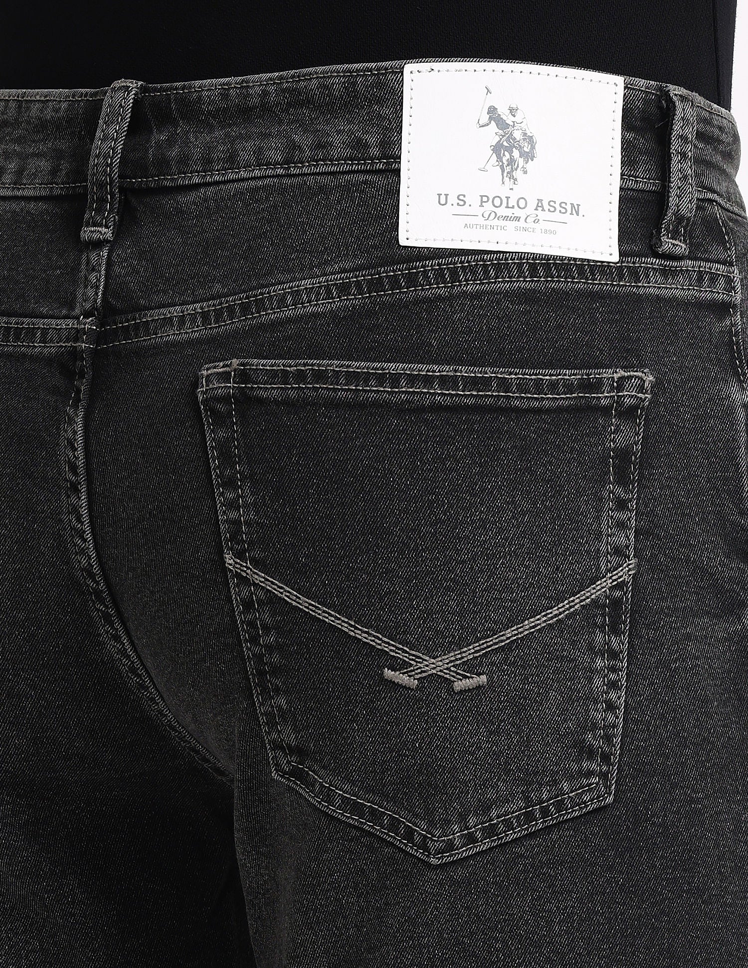 Connor Bootcut Grey Jeans Grey - U.S. Polo Assn. India | Large