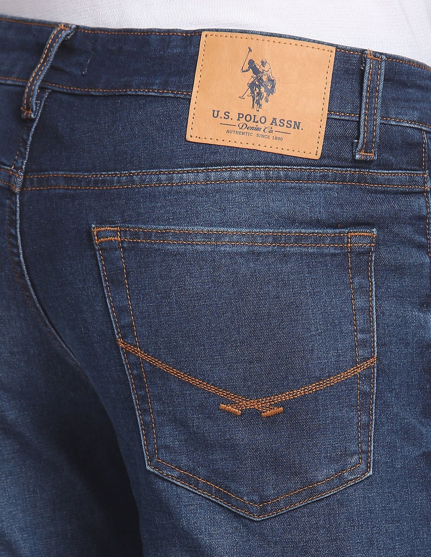 Regallo Skinny Authentic Jeans Dark Blue - U.S. Polo Assn. India | Large