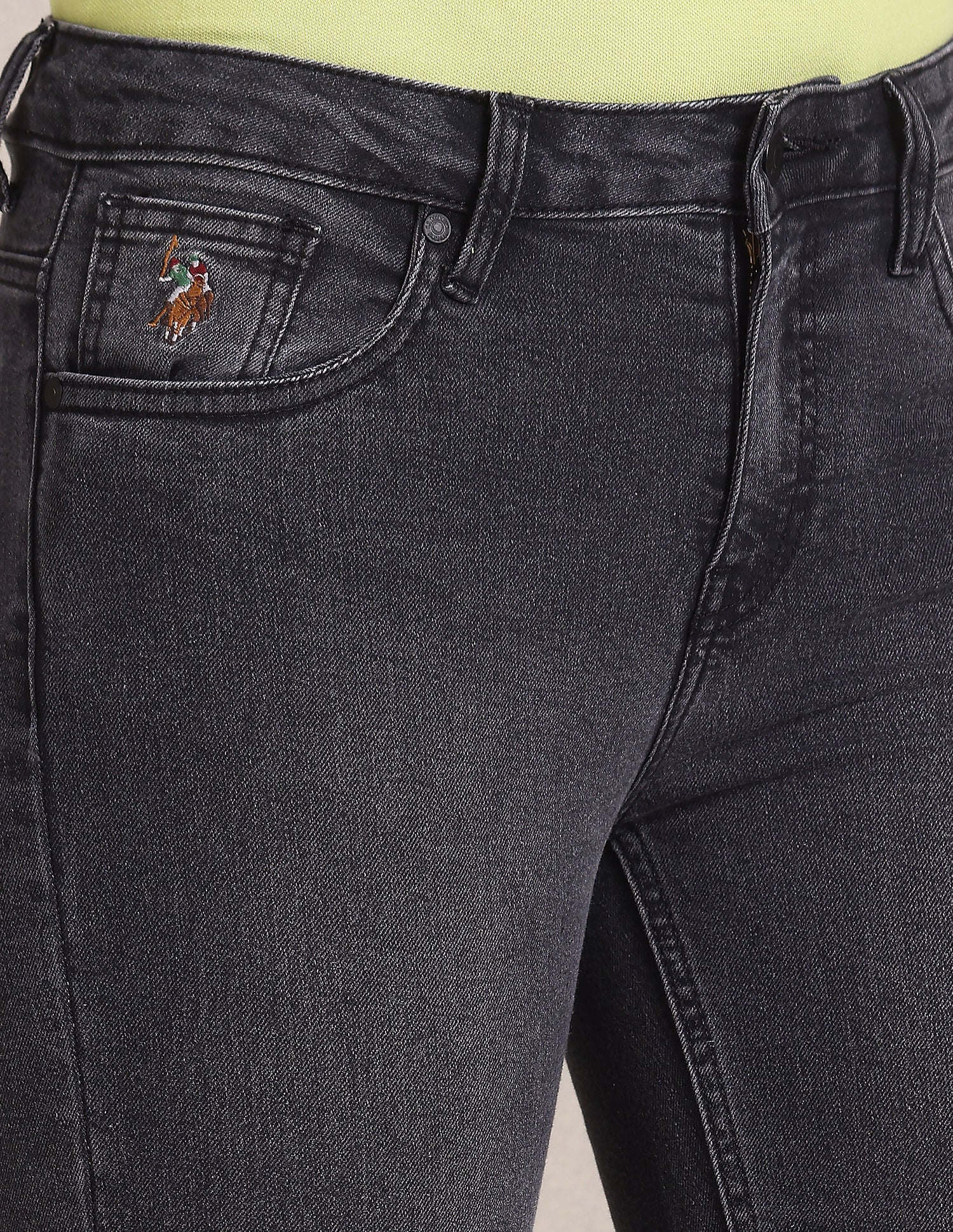 Mid Rise Bootcut Jeans Black - U.S. POLO ASSN. | Large