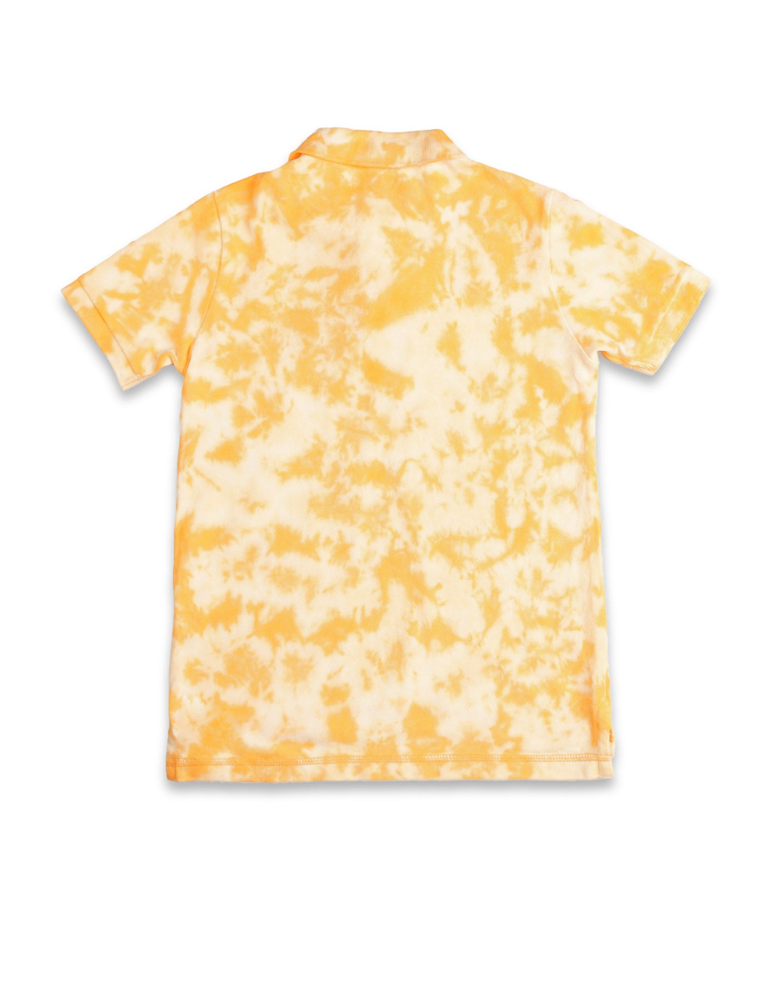 Boys Dyed Pure Cotton Polo Shirt Orange - U.S. POLO ASSN. | Large