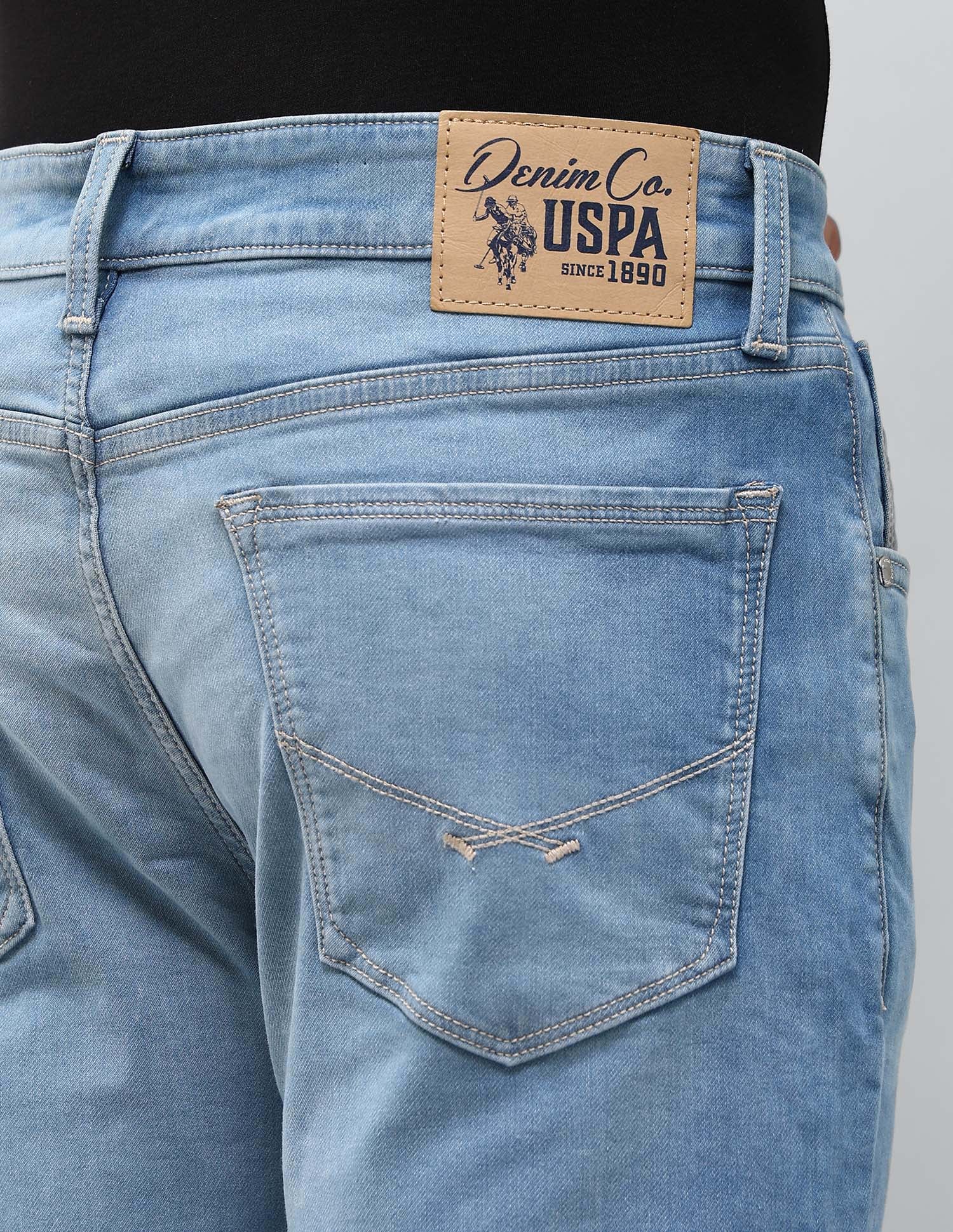 Regallo Skinny Fit Blue Jeans Blue - U.S. POLO ASSN. | Large