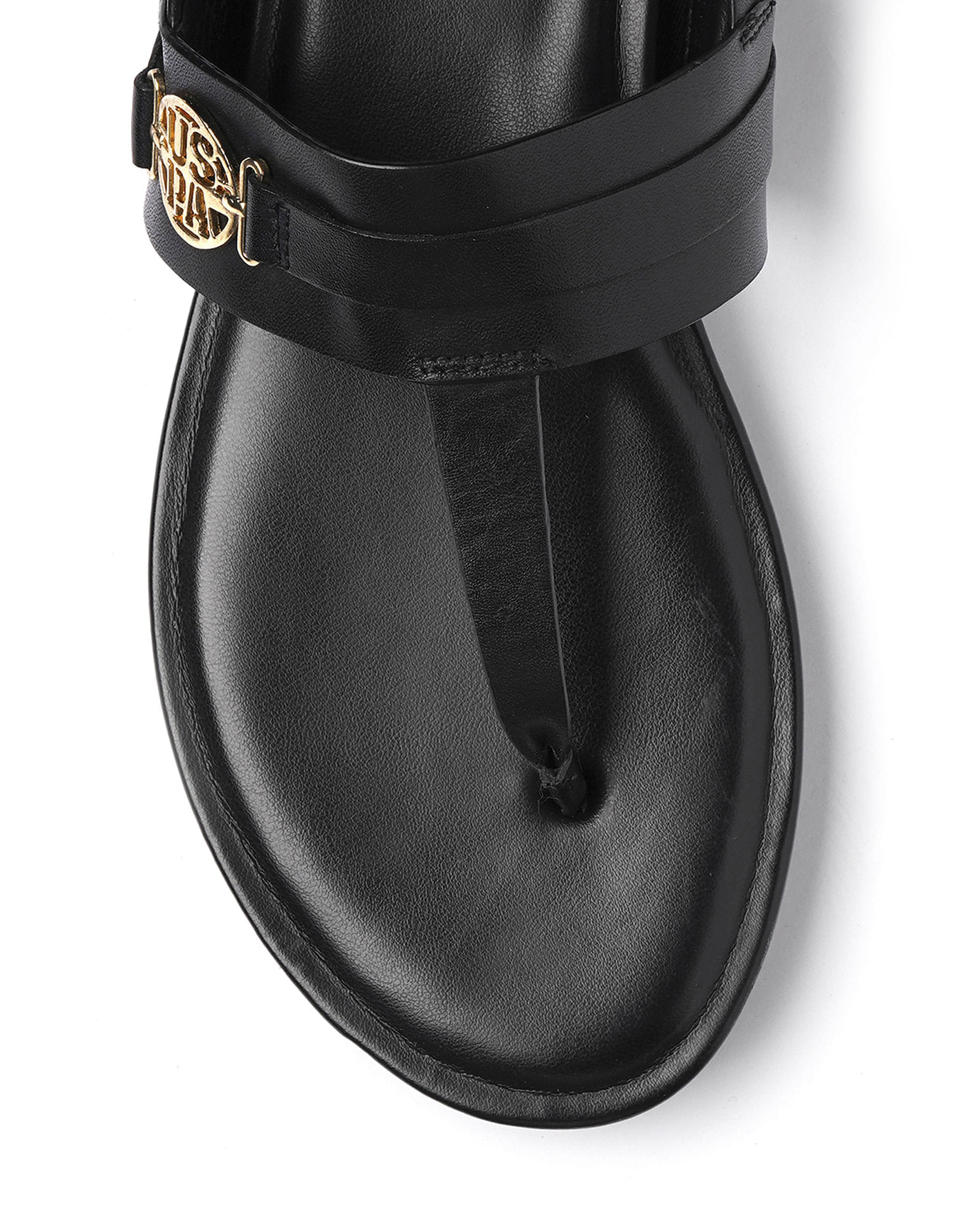 Women Ivy Solid Flats Black - U.S. Polo Assn. India | Large