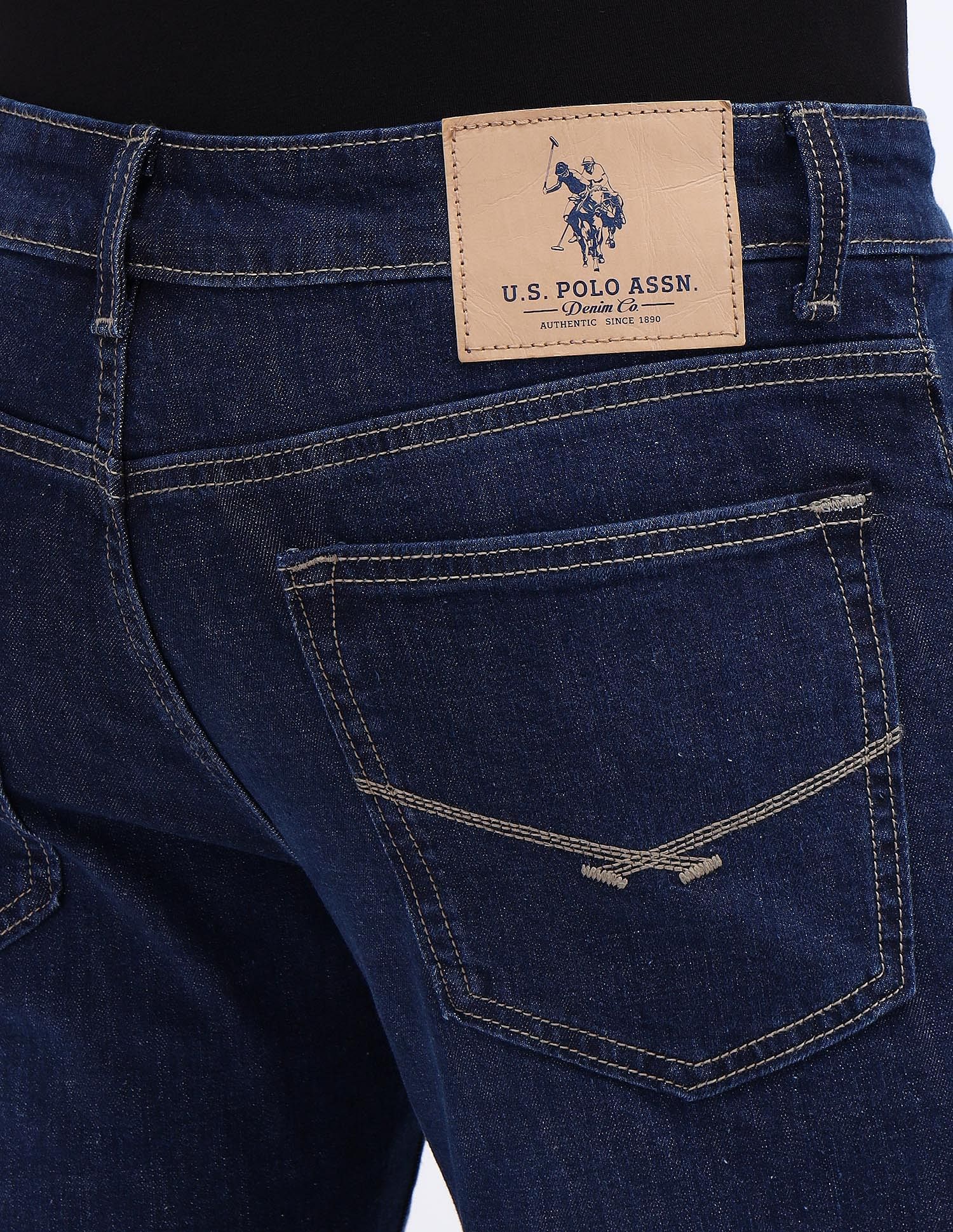 Regallo Skinny Fit Jeans Blue - U.S. Polo Assn. India | Large