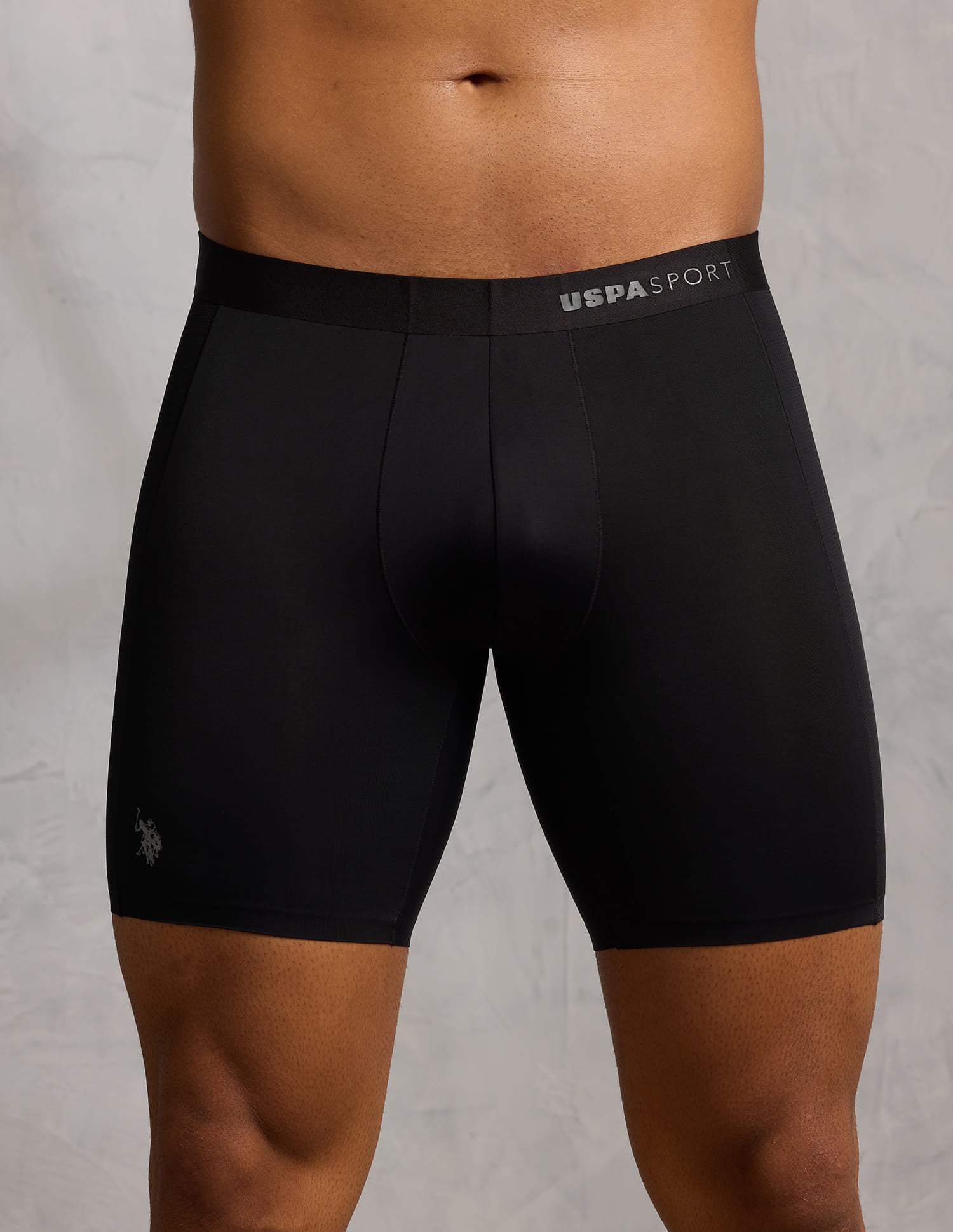 Micro Fibre Seamless Long Trunk Black - U.S. Polo Assn. India | Large