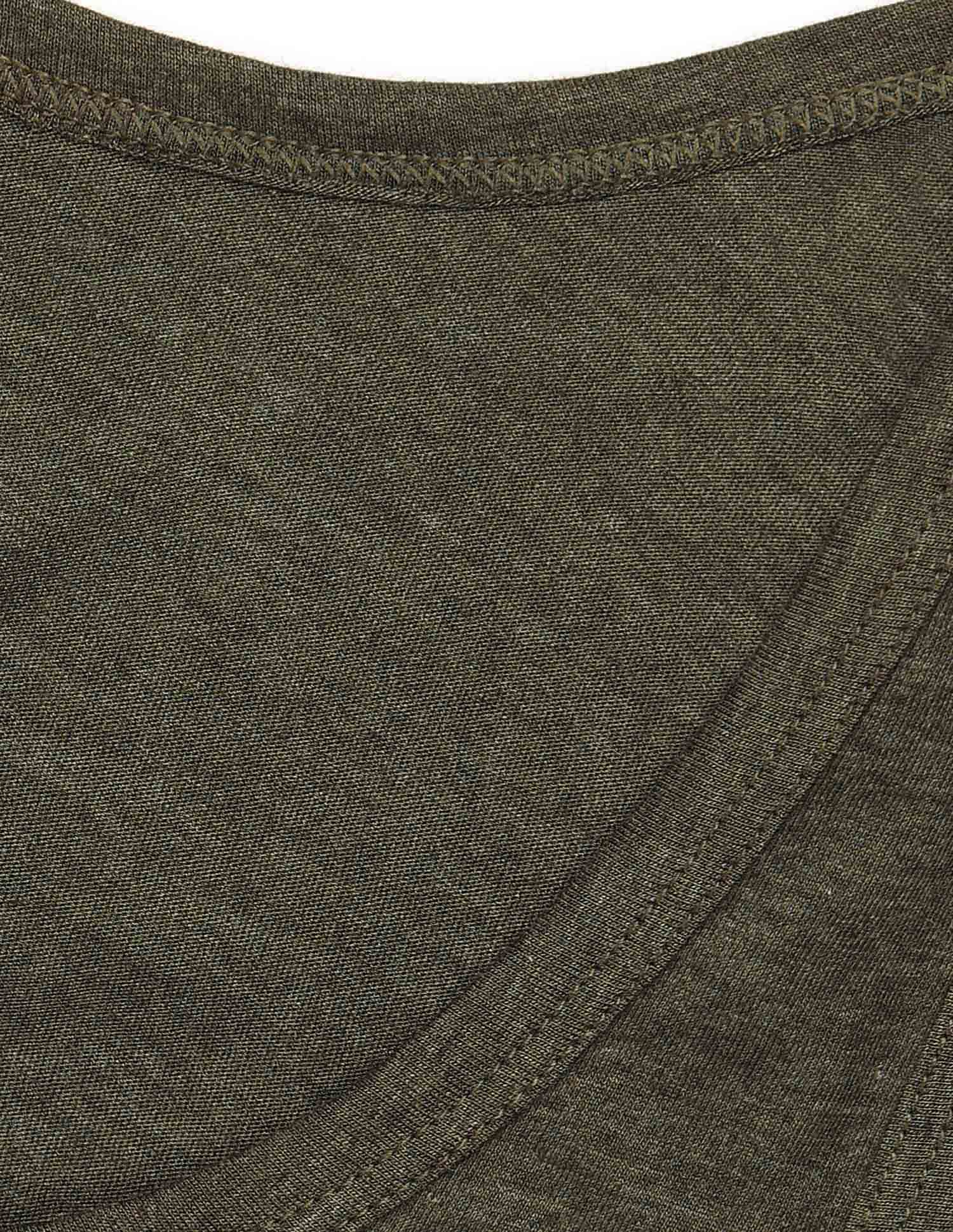 Heathered Comfort Fit PV004 Vest - Pack Of 1 Olive Melange - U.S. POLO ASSN. | Large