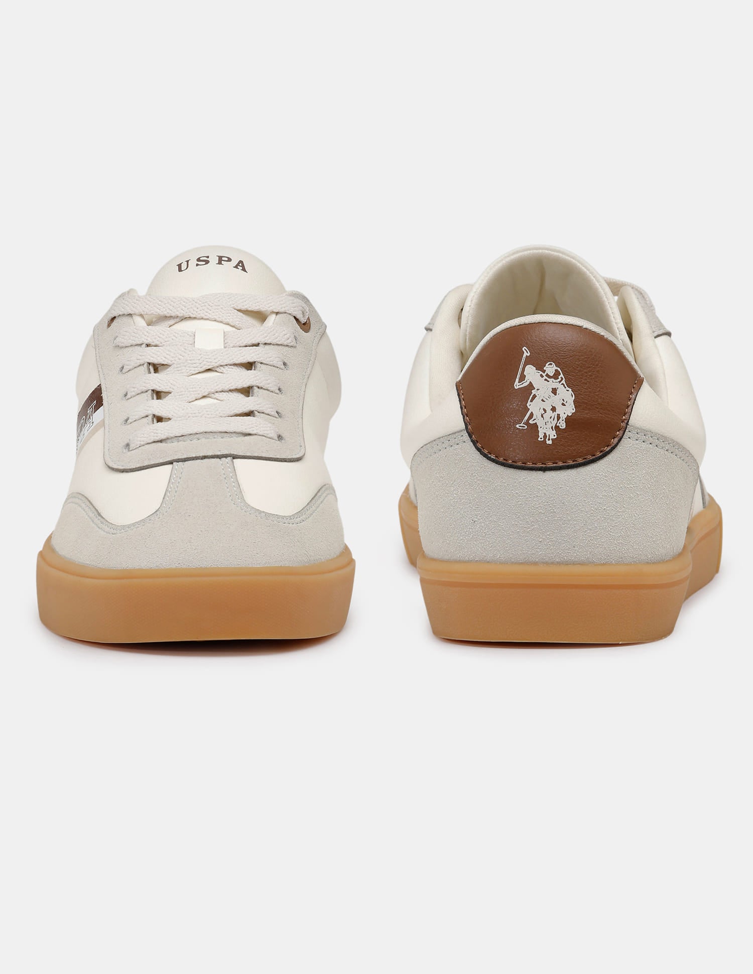 Men Lace-Ups Hamet Sneakers Beige - U.S. Polo Assn. India | Large