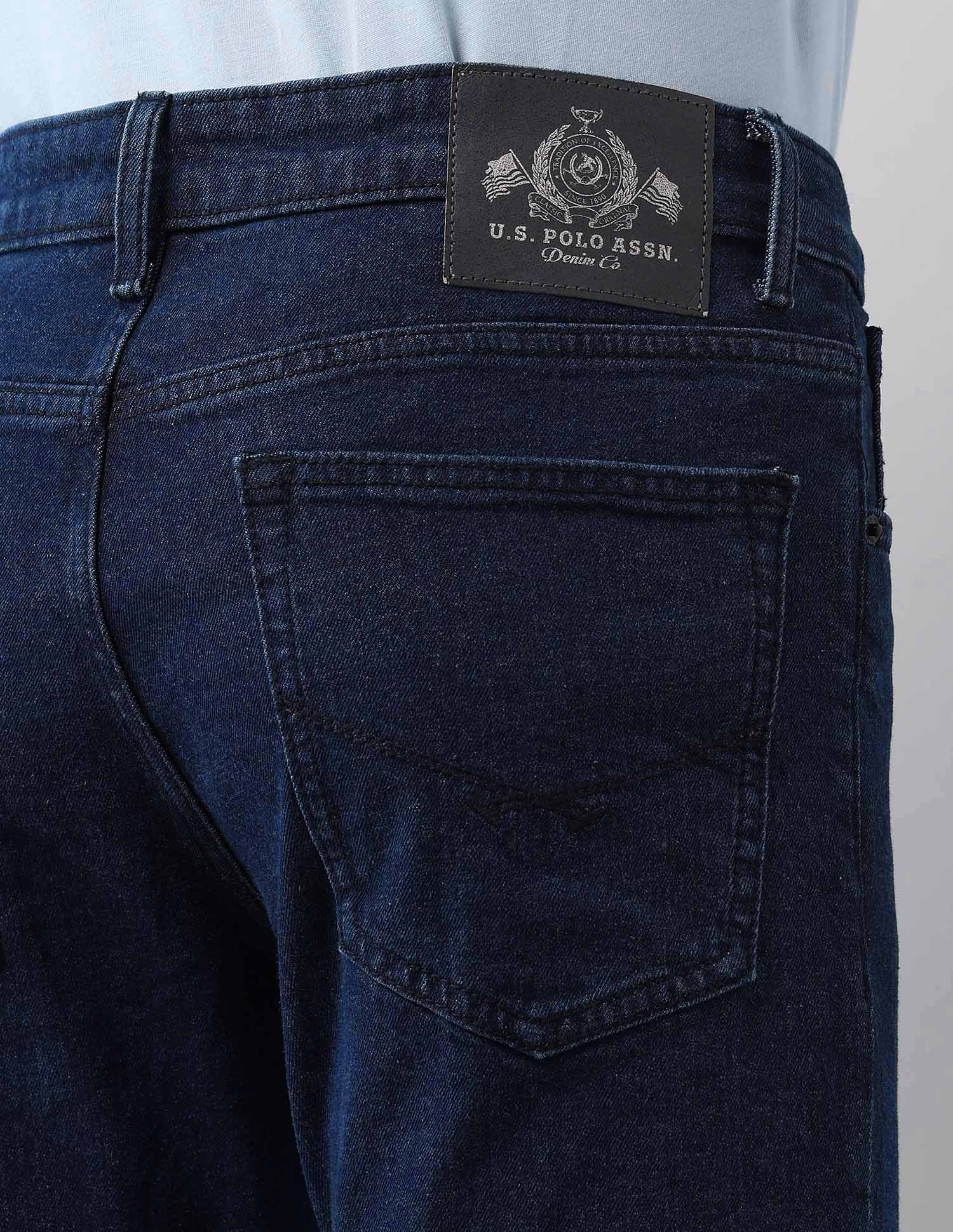 Regallo Skinny Fit Blue Jeans Blue - U.S. Polo Assn. India | Large