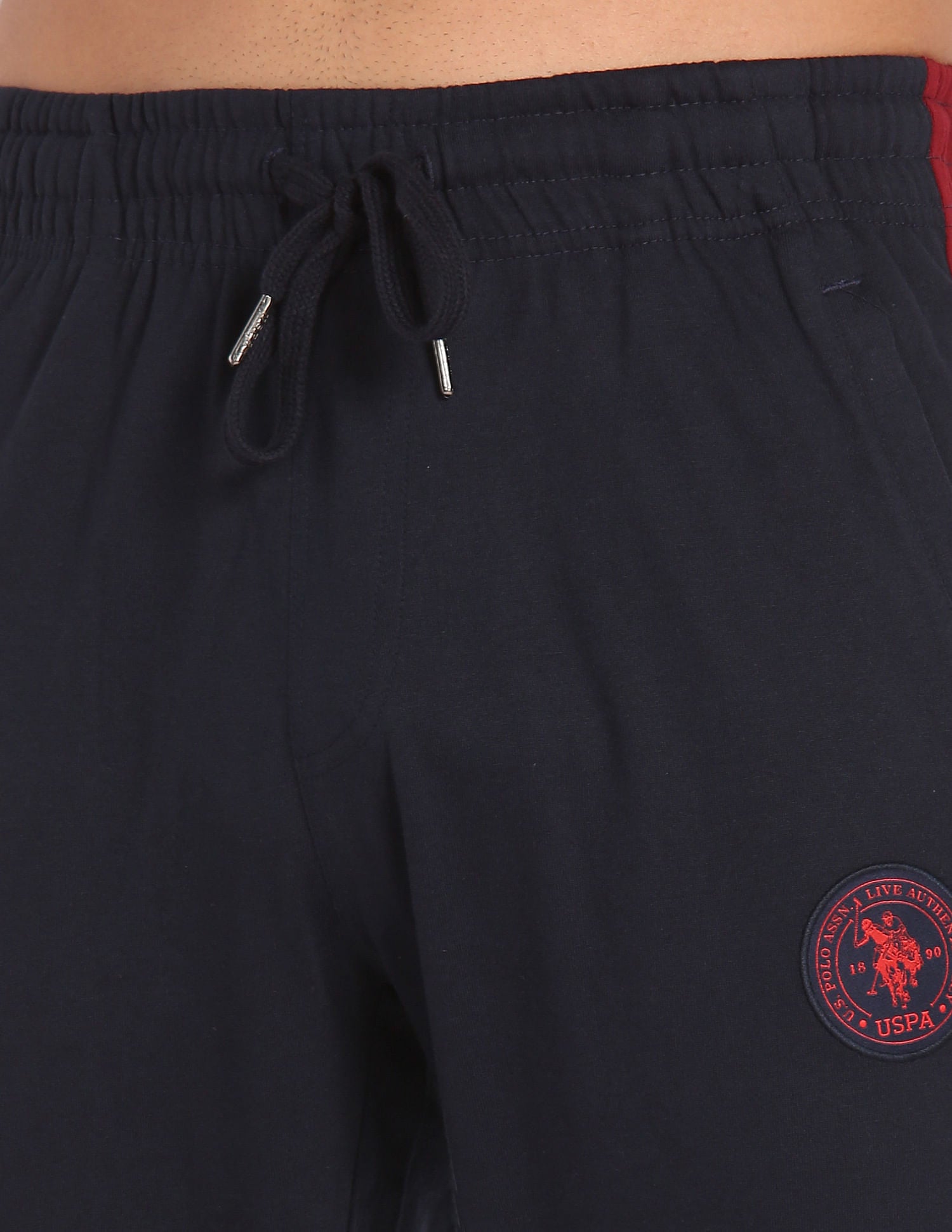 Comfort Fit Cotton Polyester I669 Lounge Track Pants - Pack Of 1 Navy - U.S. POLO ASSN. | Large