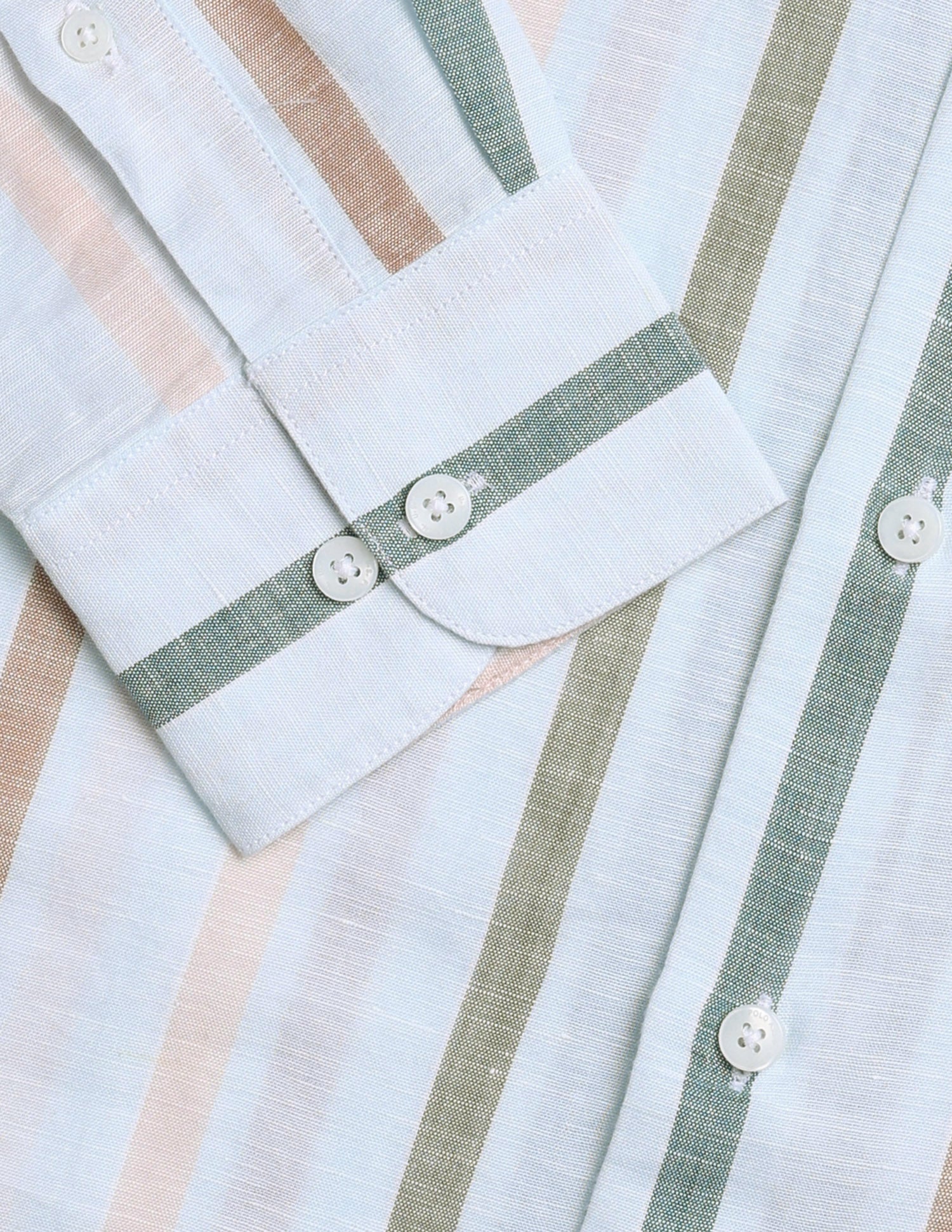Vertical Striped Regular Fit Shirt Blue - U.S. Polo Assn. India | Large