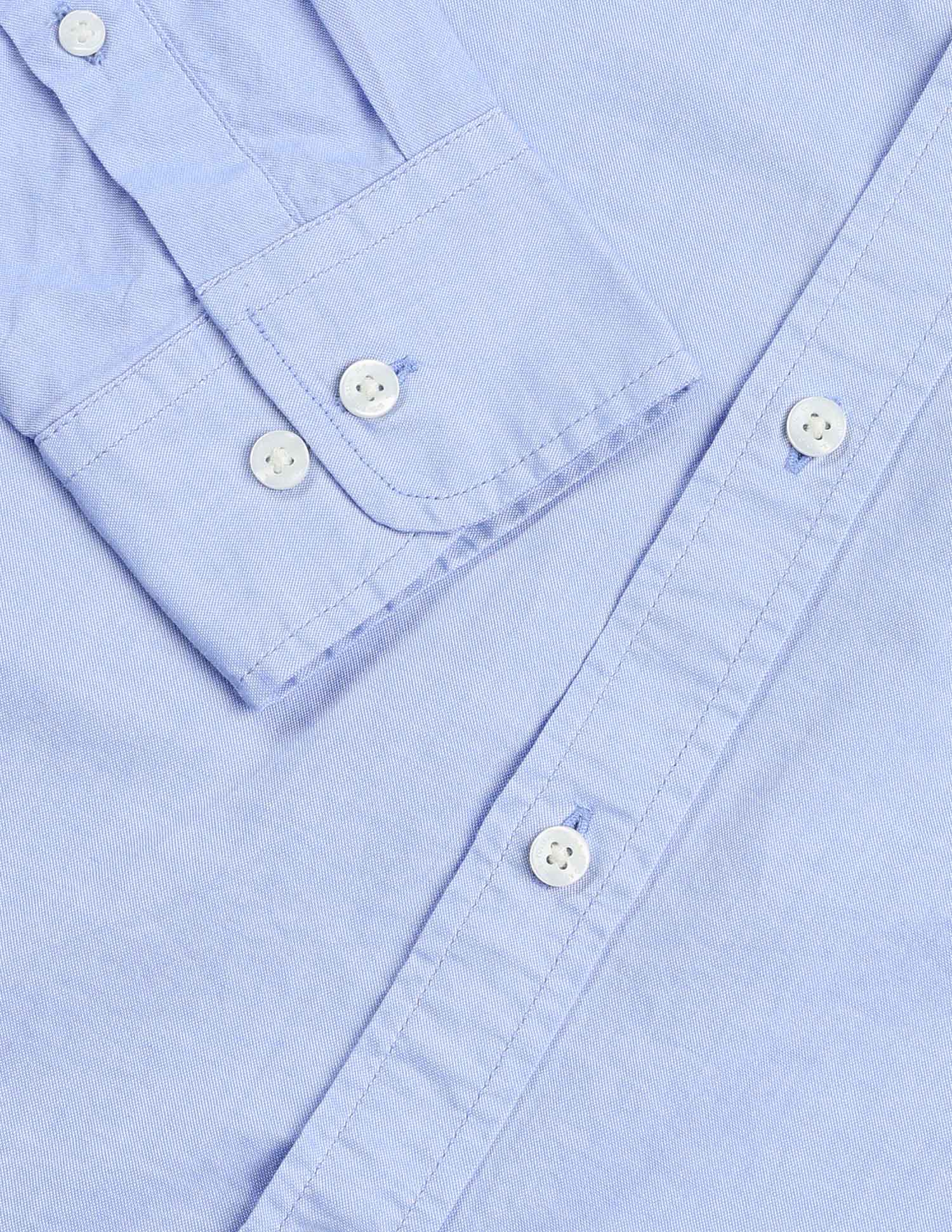 Pure Cotton Tailored Fit Shirt Blue - U.S. Polo Assn. India | Large