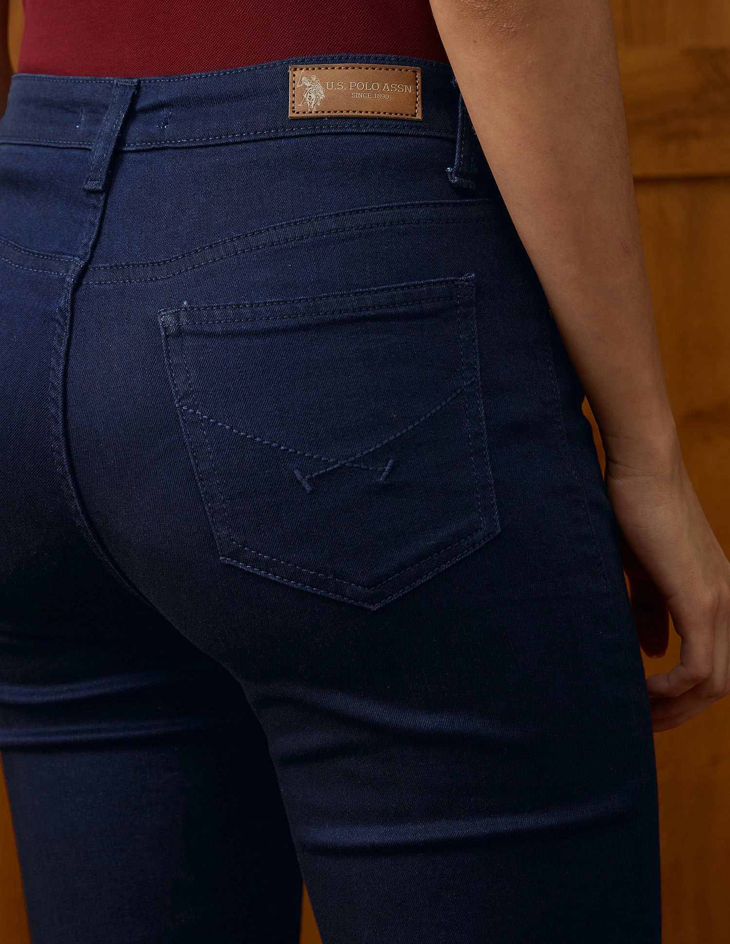 High Rise Flared Fit Jeans Raw Blue - U.S. Polo Assn. India | Large