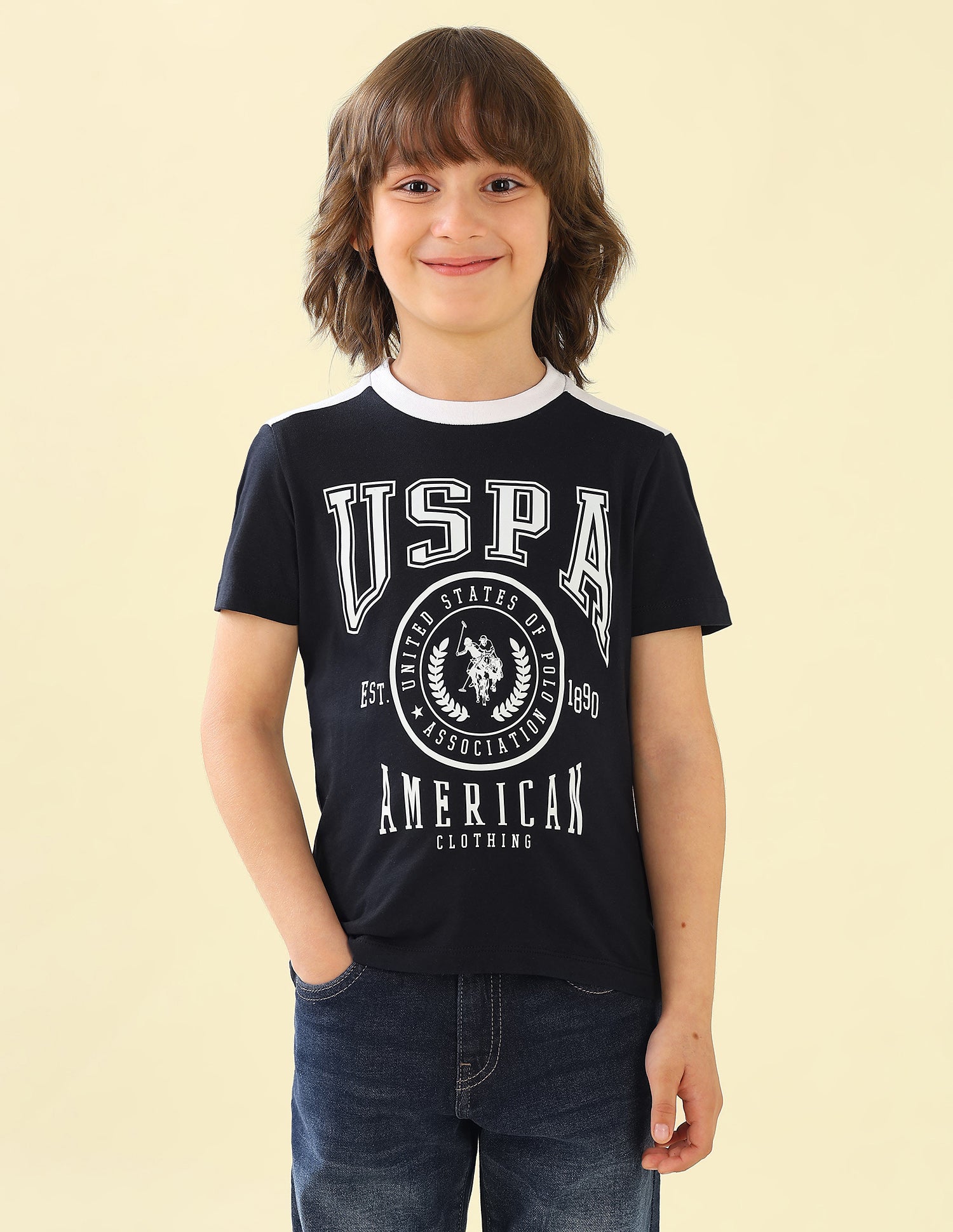 Graphic Brand Printed Regular Fit T-Shirt - Pack Of 2 Multi2 - U.S. Polo Assn. India | Large