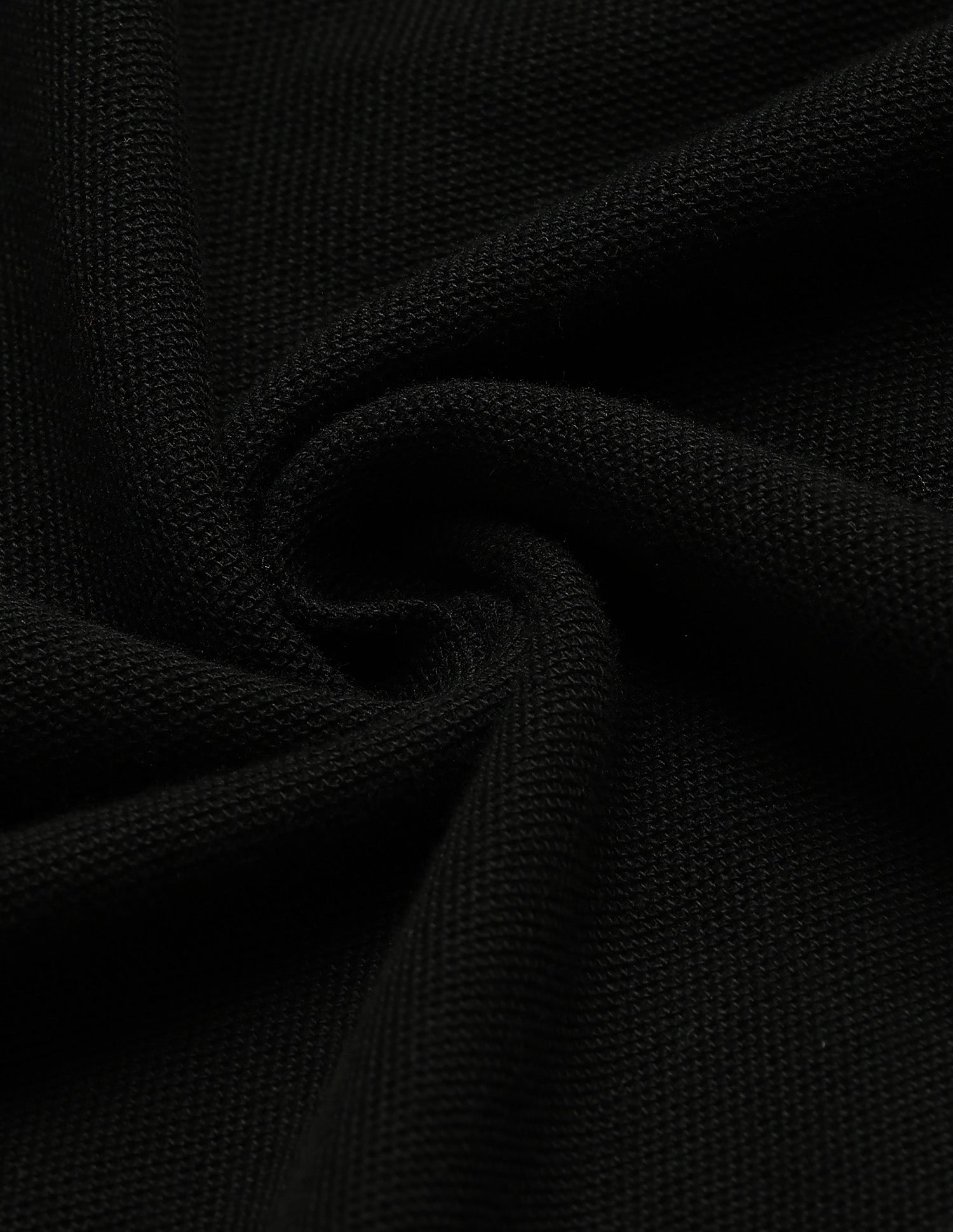 Solid Motel On The Coast Slim Fit Polo Shirt Black - U.S. Polo Assn. India | Large