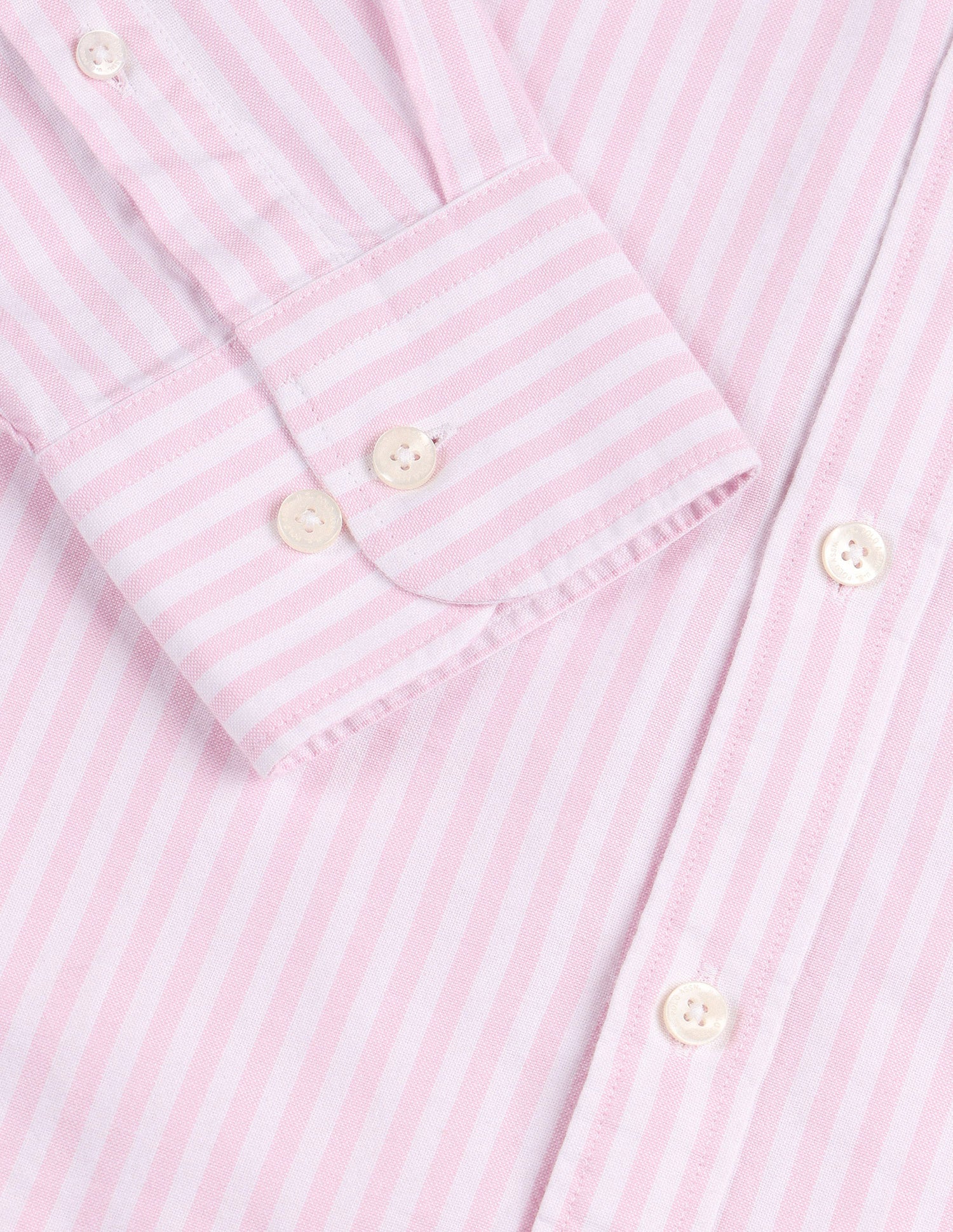 Pure Cotton Vertical Striped Shirt Pink - U.S. POLO ASSN. | Large