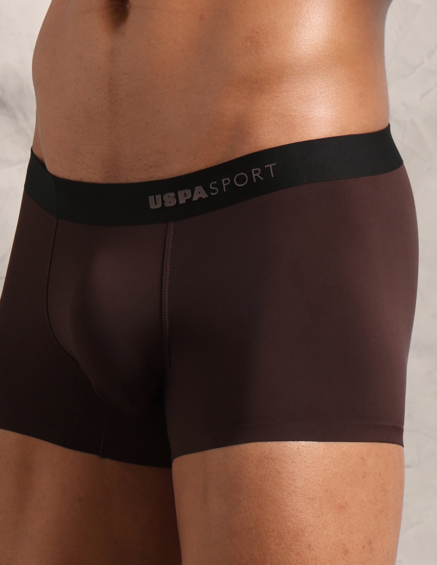 Ultra Light RT006 Seamless Trunk Coffee Brown - U.S. Polo Assn. India | Large
