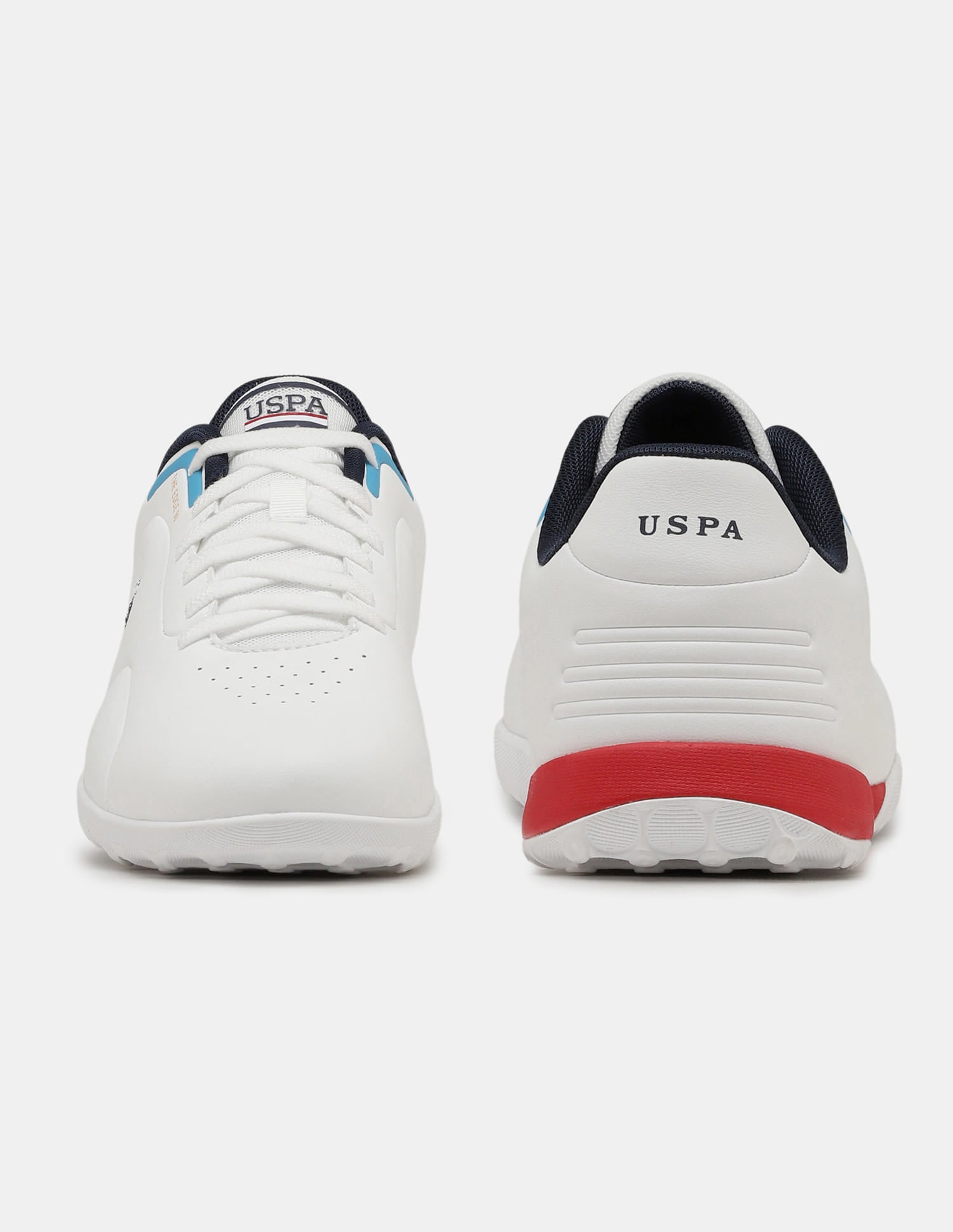 Round Toe Lace Ups The Edge 90 Sneakers White - U.S. Polo Assn. India | Large