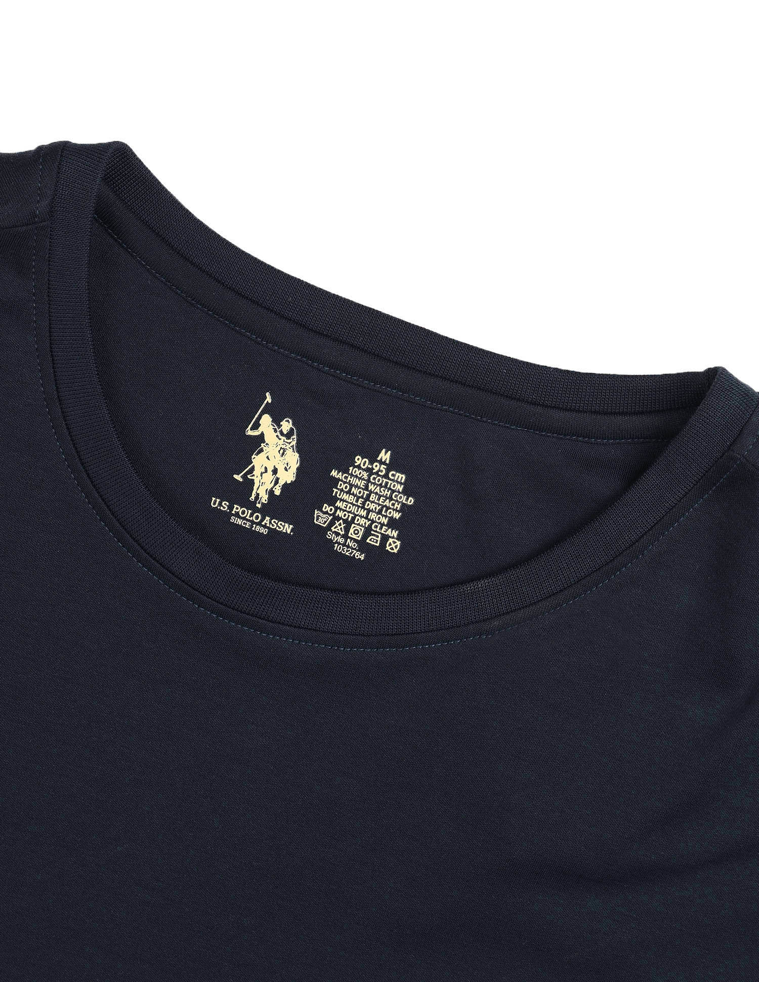 Supima Cotton Skin Safe Pe002 Lounge T-Shirt - Pack Of 1 Navy - U.S. POLO ASSN. | Large