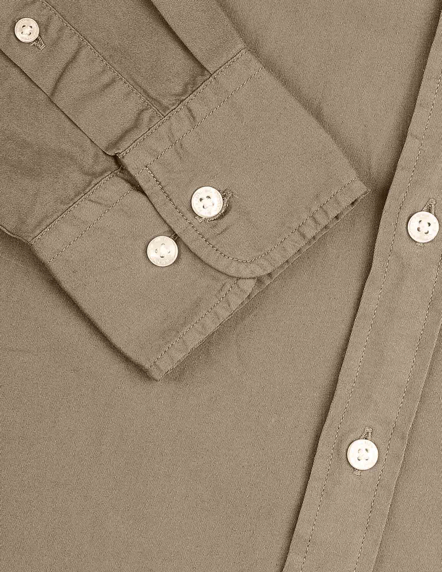 Solid Button-Down Shirt Khaki - U.S. POLO ASSN. | Large