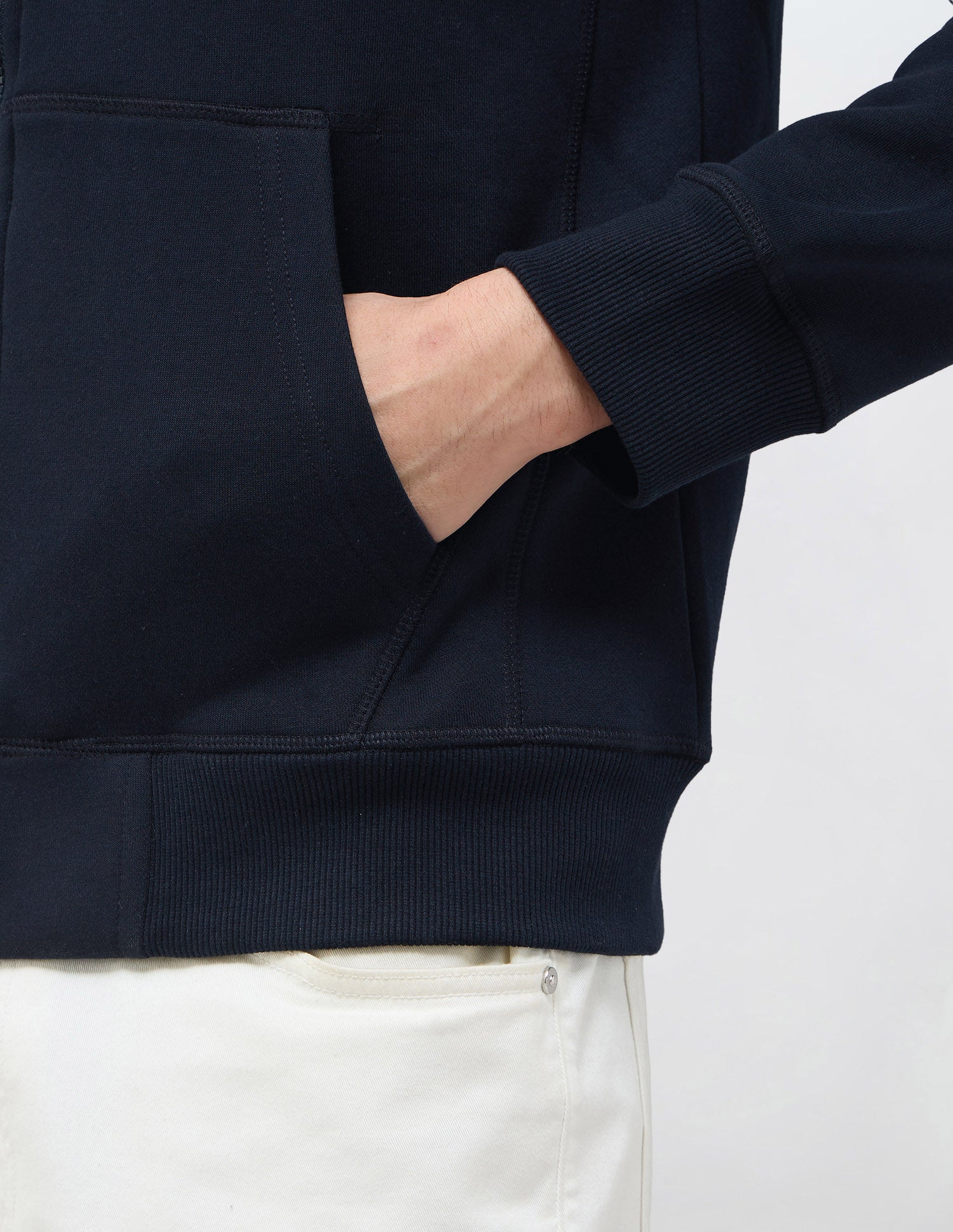 Solid Regular Fit Sweatshirt Navy - U.S. POLO ASSN. | Large