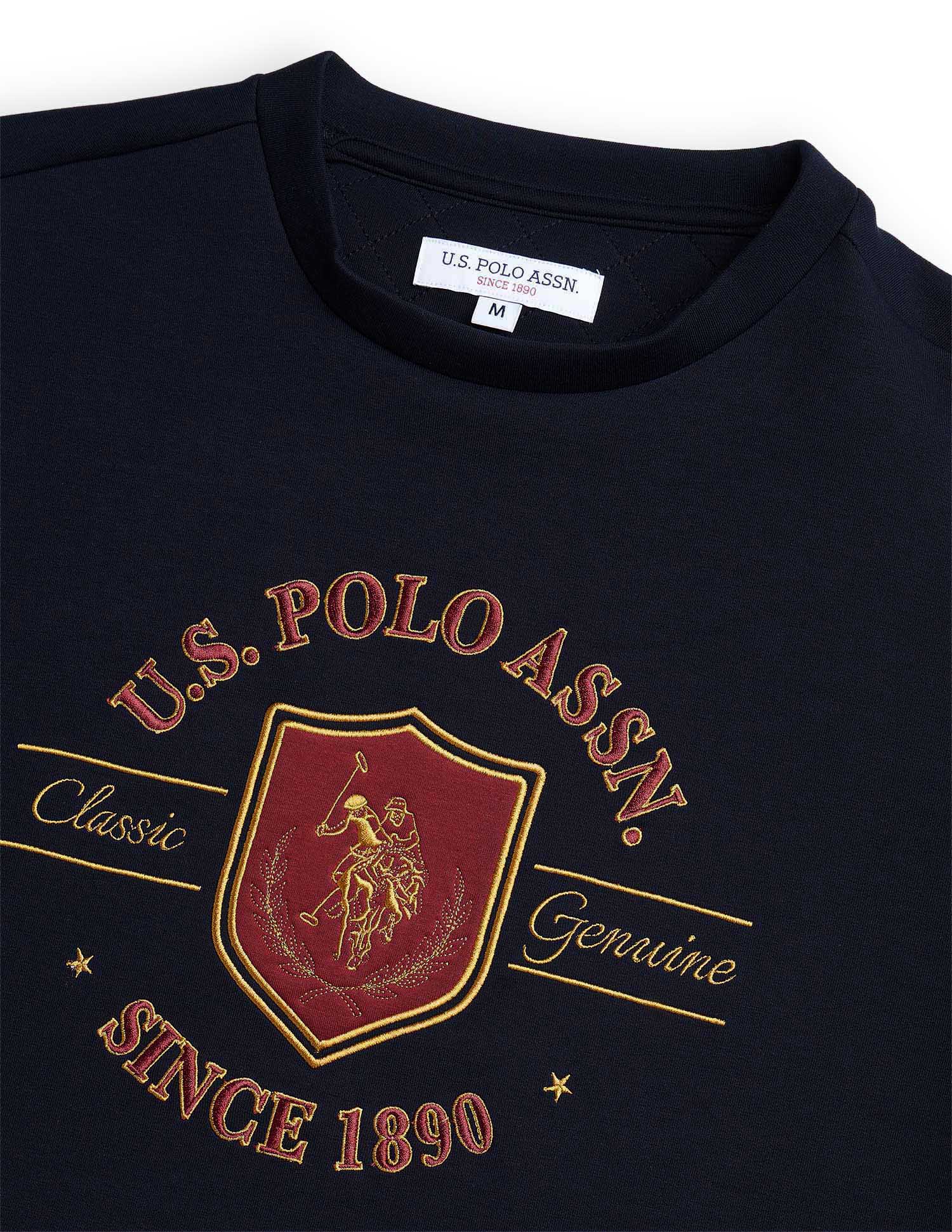 Regular Fit Equestrian Aisle Theater Sweatshirt Navy - U.S. POLO ASSN. | Large
