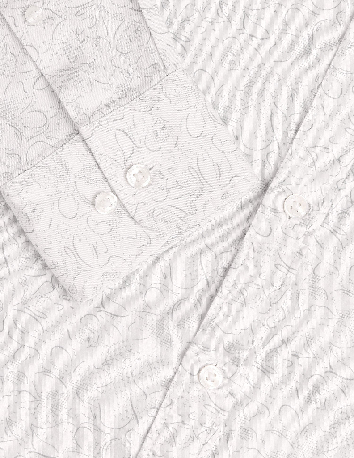 Tailored Fit Printed Shirt White - U.S. Polo Assn. India | Large
