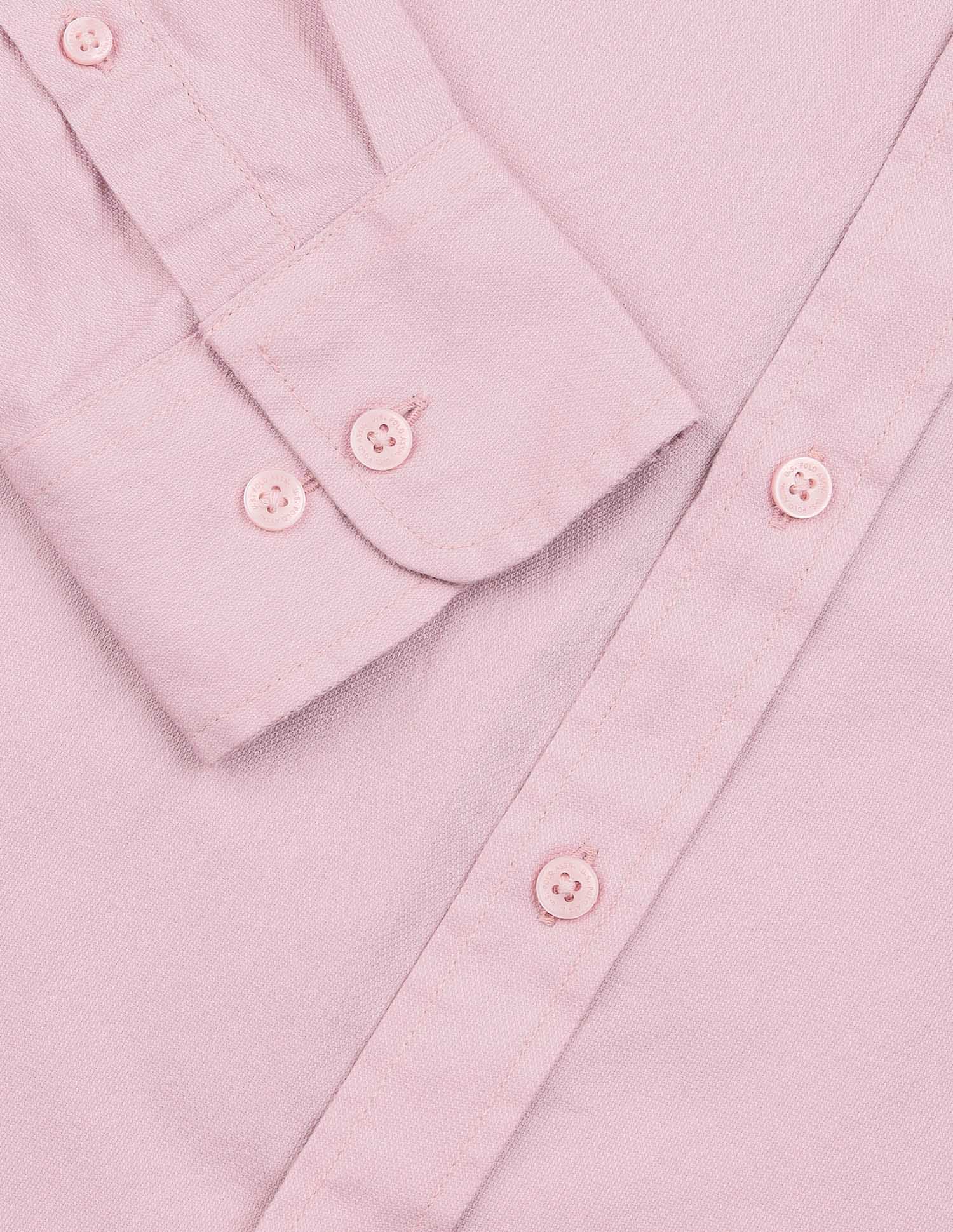 Dobby Tailored Fit Shirt Pink - U.S. Polo Assn. India | Large