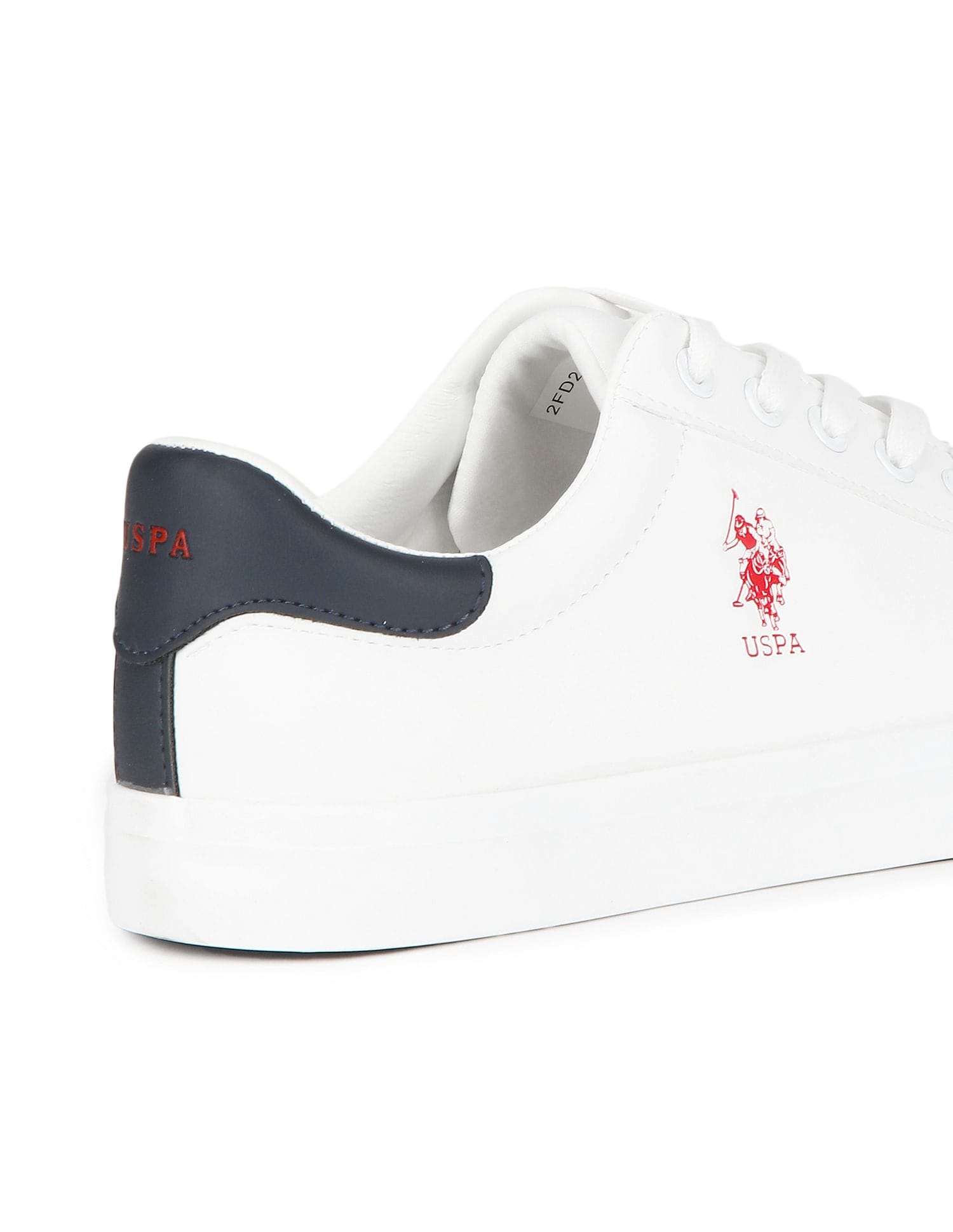 Men Lace Up Canvas Madryn 2.0 Sneakers White - U.S. Polo Assn. India | Large